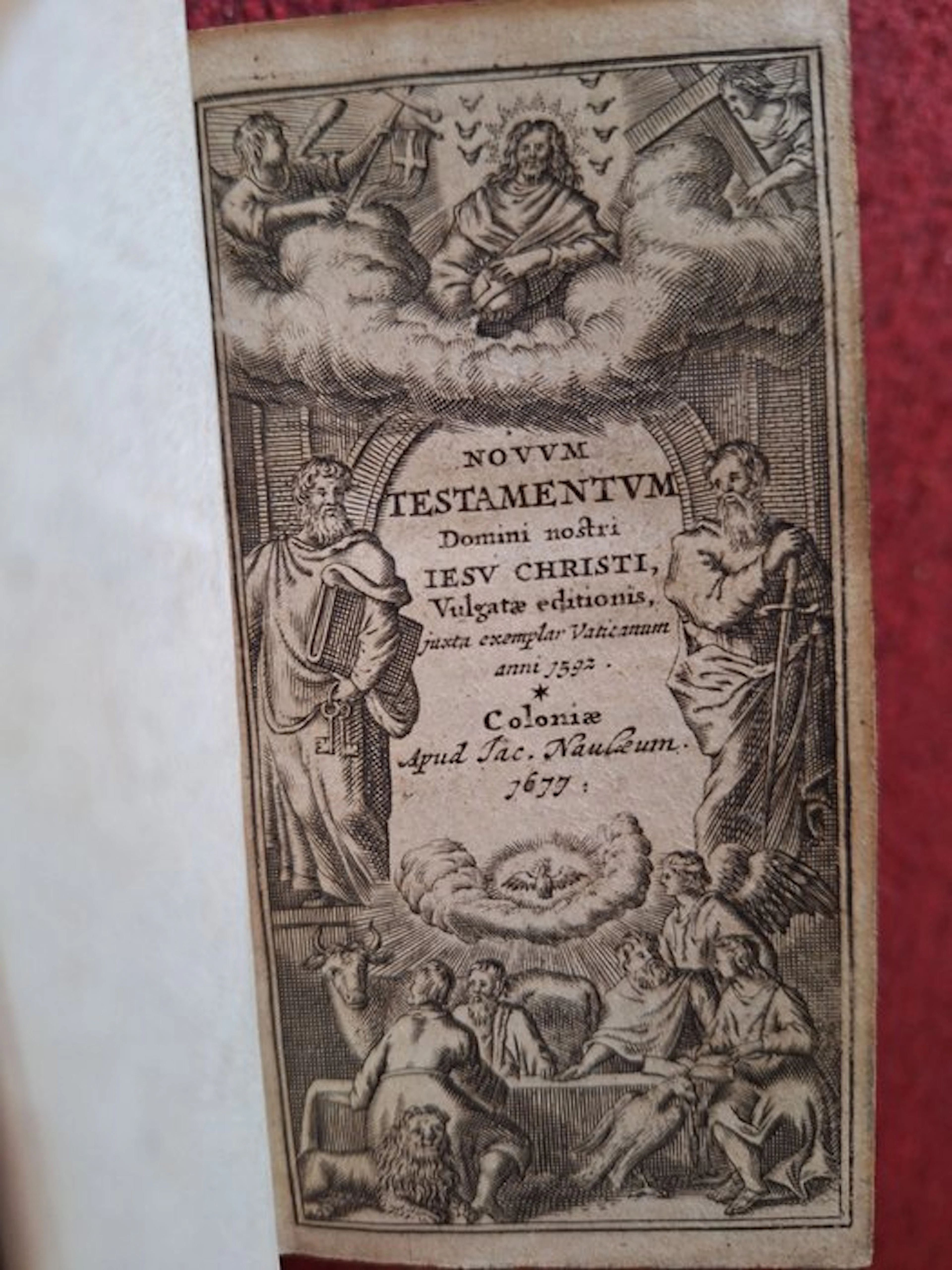 Novum Testamentum - 1677