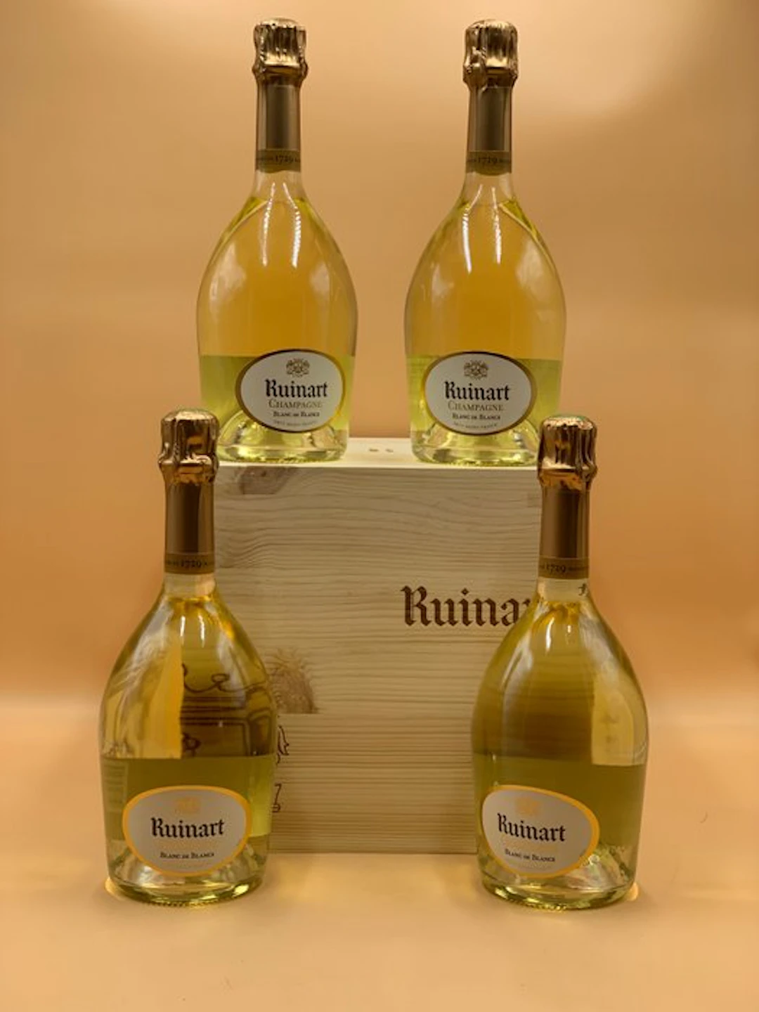 Ruinart, Champagne - Champagne Blanc de Blancs - 4 Bottles (0.75L)