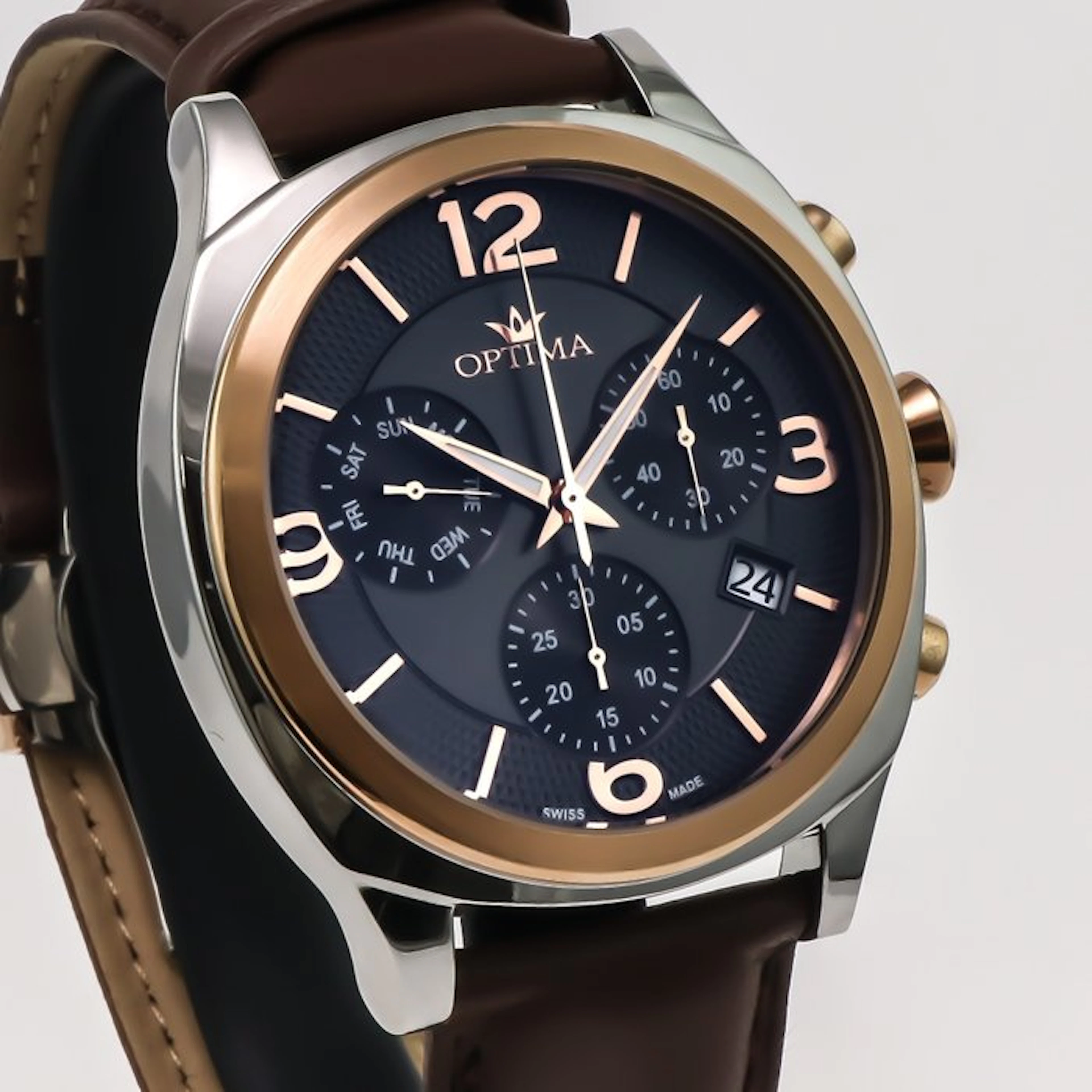 Optima - Swiss Made Chronograph - OSC449-SRL-4 - No...