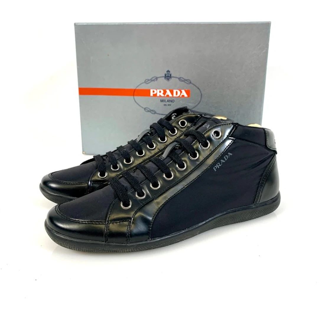 Prada Sneaker Black 4T 1836 UK 7 - High-top trainers - Size: EU 41