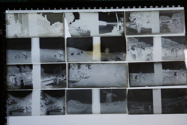 desconocido - Lote de 29 placas fotográficas negativas,(...