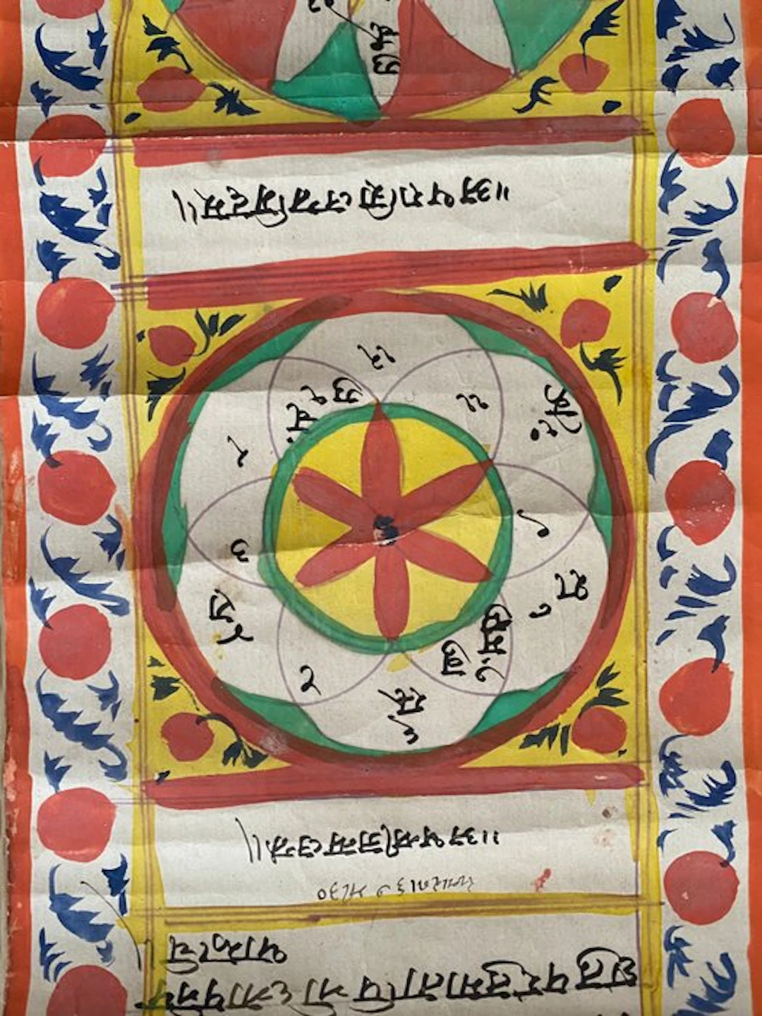 Talismanic Roll 270 cm - India - Early 20th century
