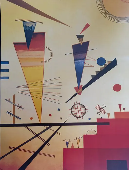 Wassily Kandinsky (1866-1944) - “Structure joyeuse