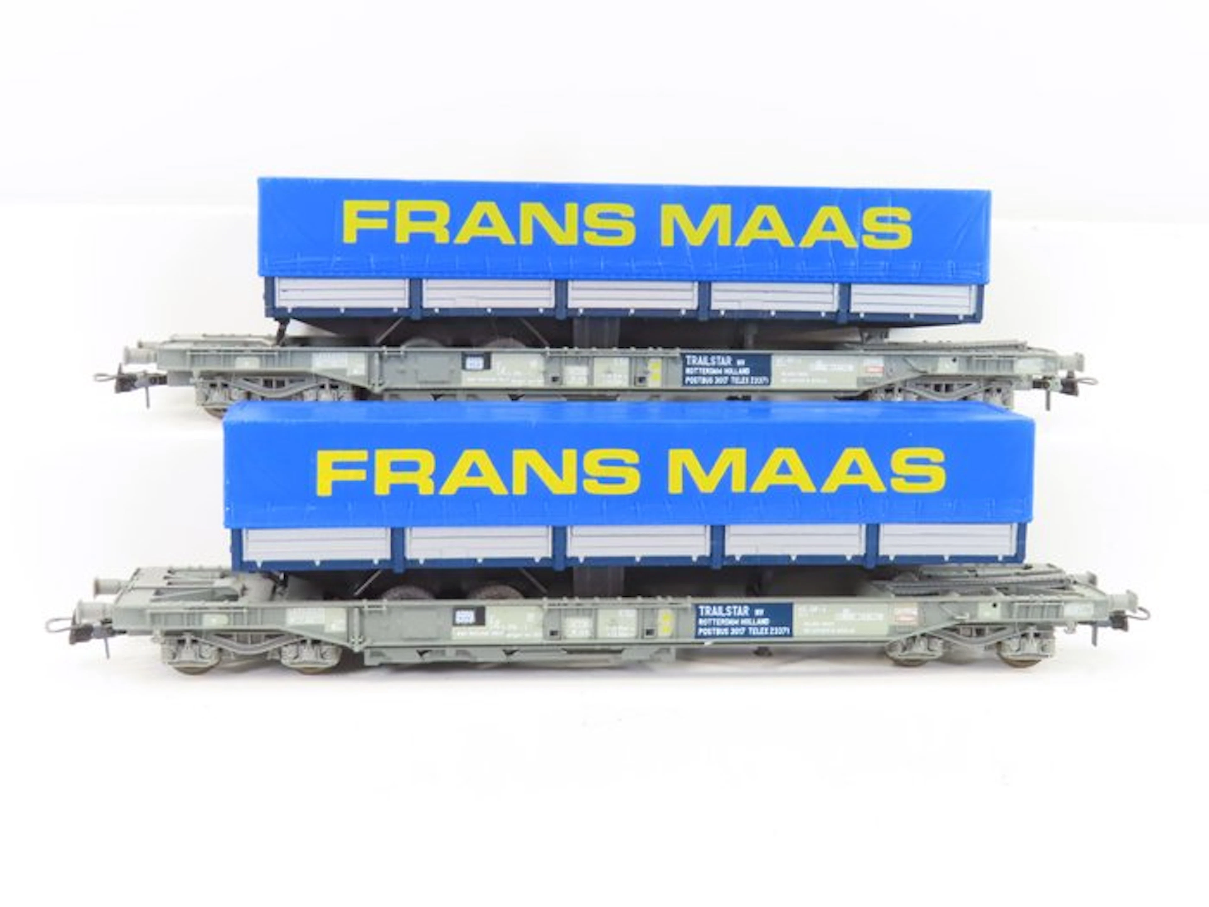 Roco H0 - 46360 - Model train freight carriage (2) - 2×...