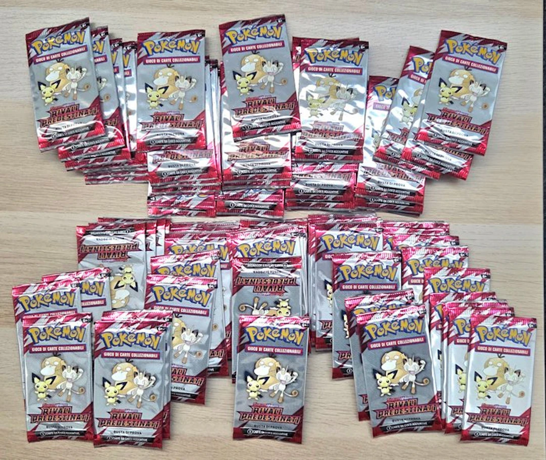 Pokémon - 100 Booster pack - pokemon scarlatto e violetto...