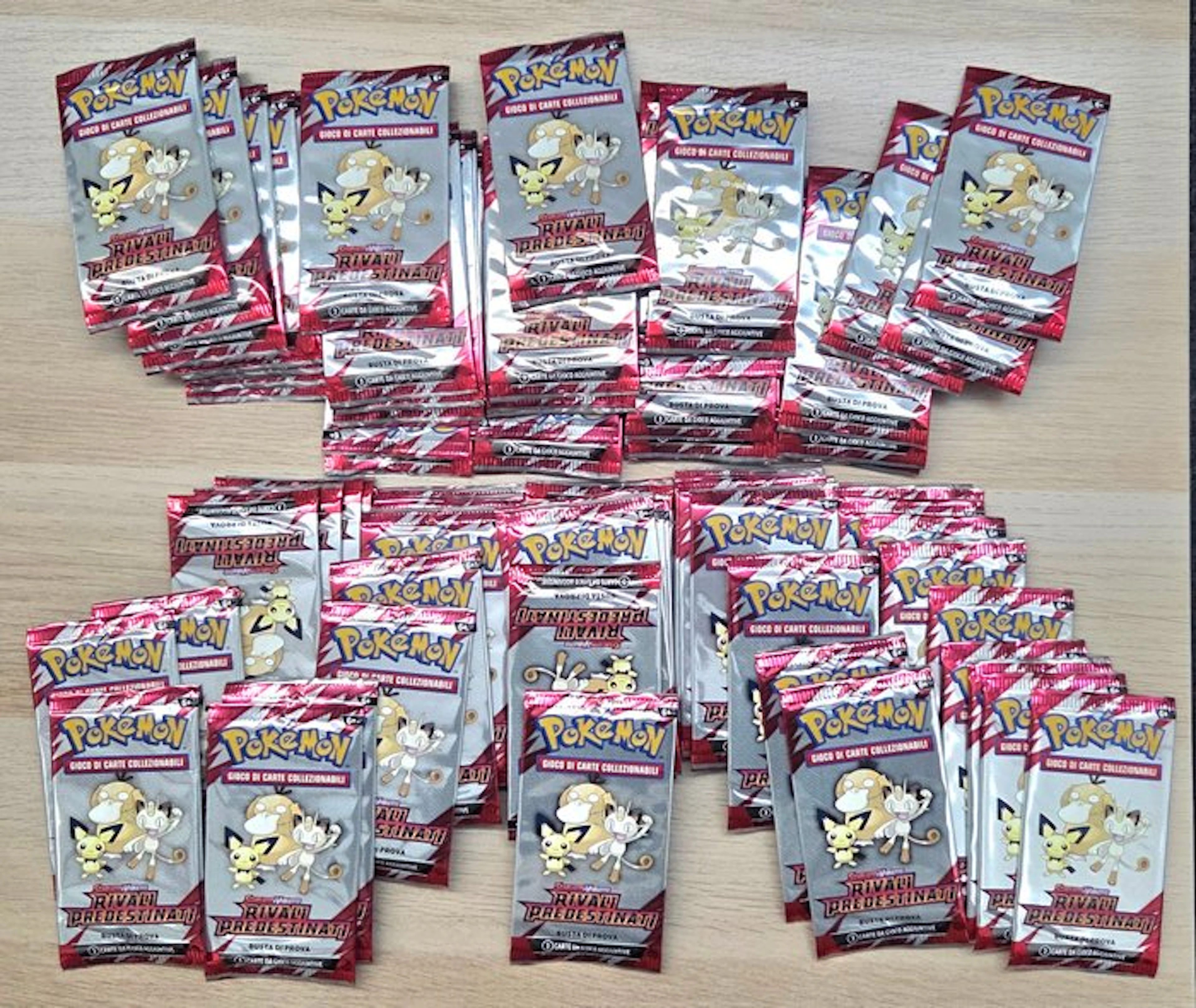 Pokémon - 100 Booster pack - pokemon scarlatto e violetto...