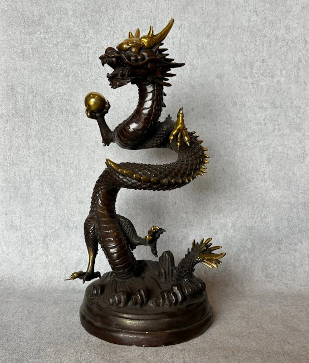 XL drakensculptuur 39.5 cm - Bronze - China