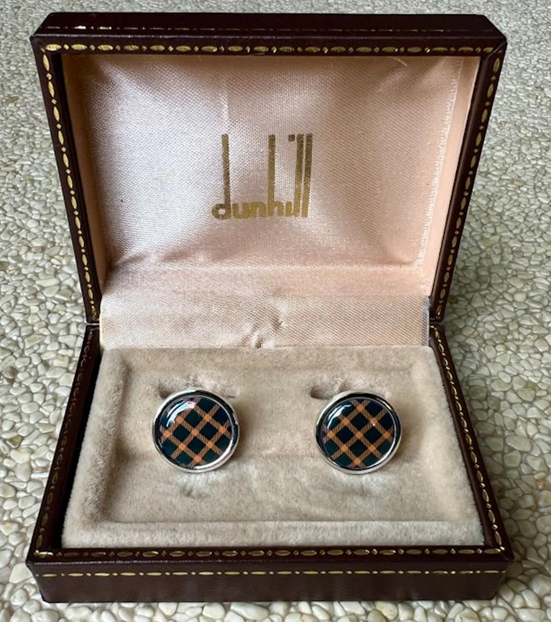 Alfred Dunhill - Metal - Cufflinks - Checkered