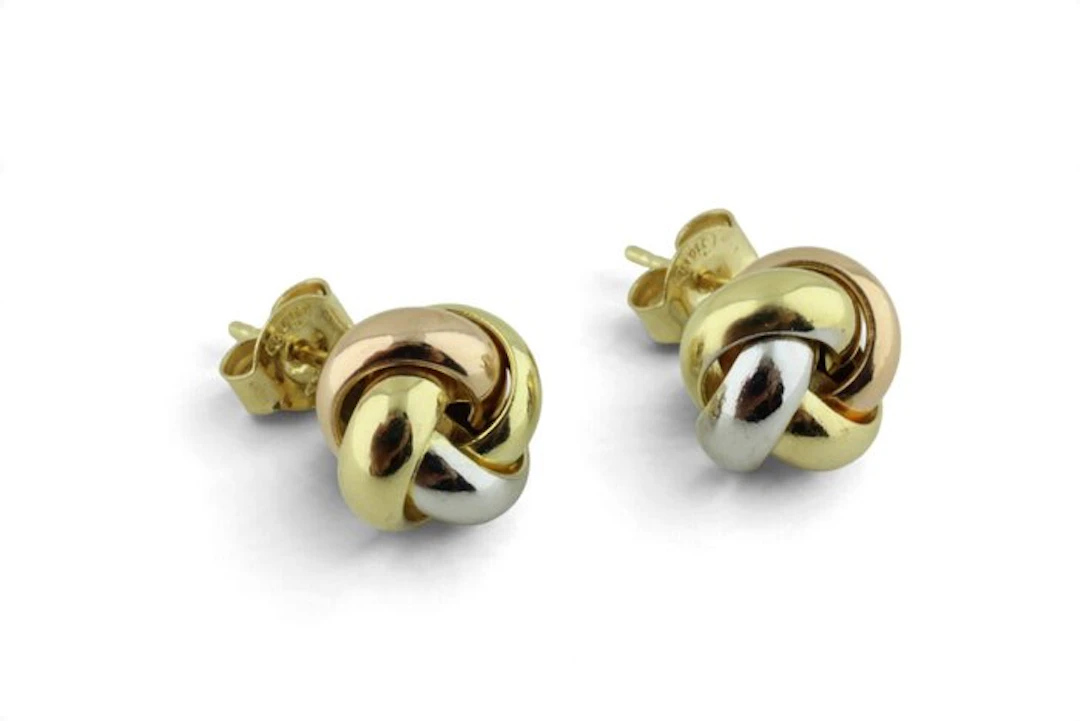 Earrings - 18 kt. Yellow gold, White gold, Rose gold