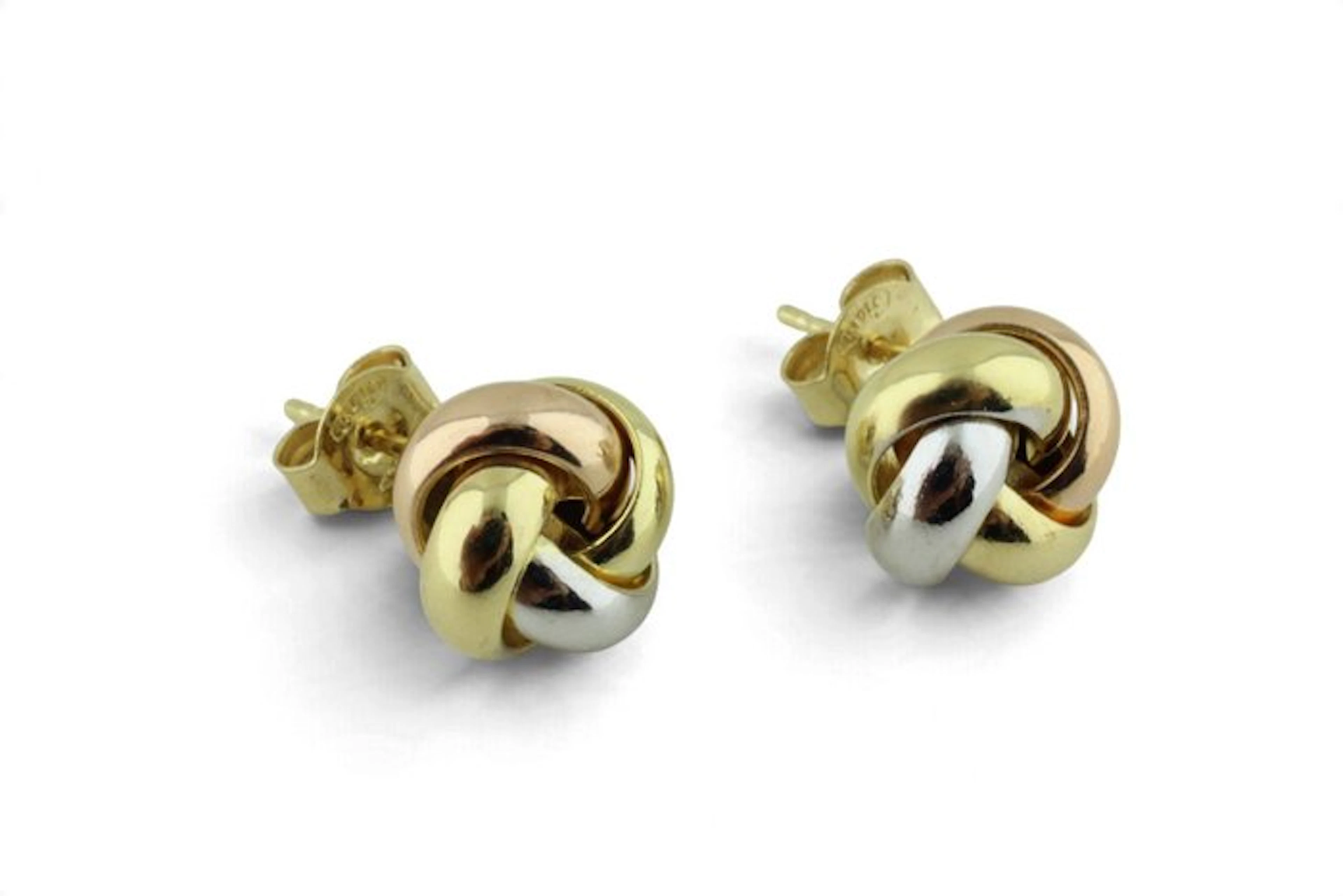 Earrings - 18 kt. Yellow gold, White gold, Rose gold