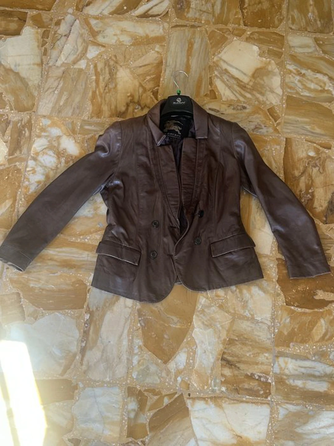 Burberry - Leather jacket - Vintage