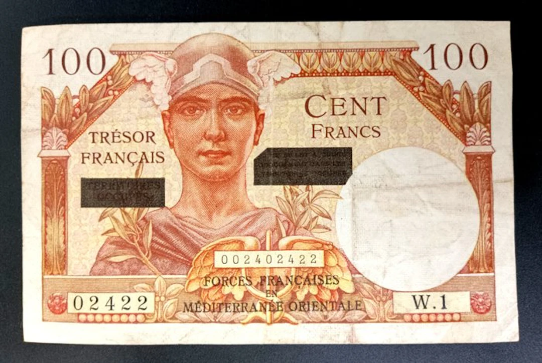 France. - 100 Francs - 1956 - Suez Crisis - Fayette VF 42-01 (No reserve price)