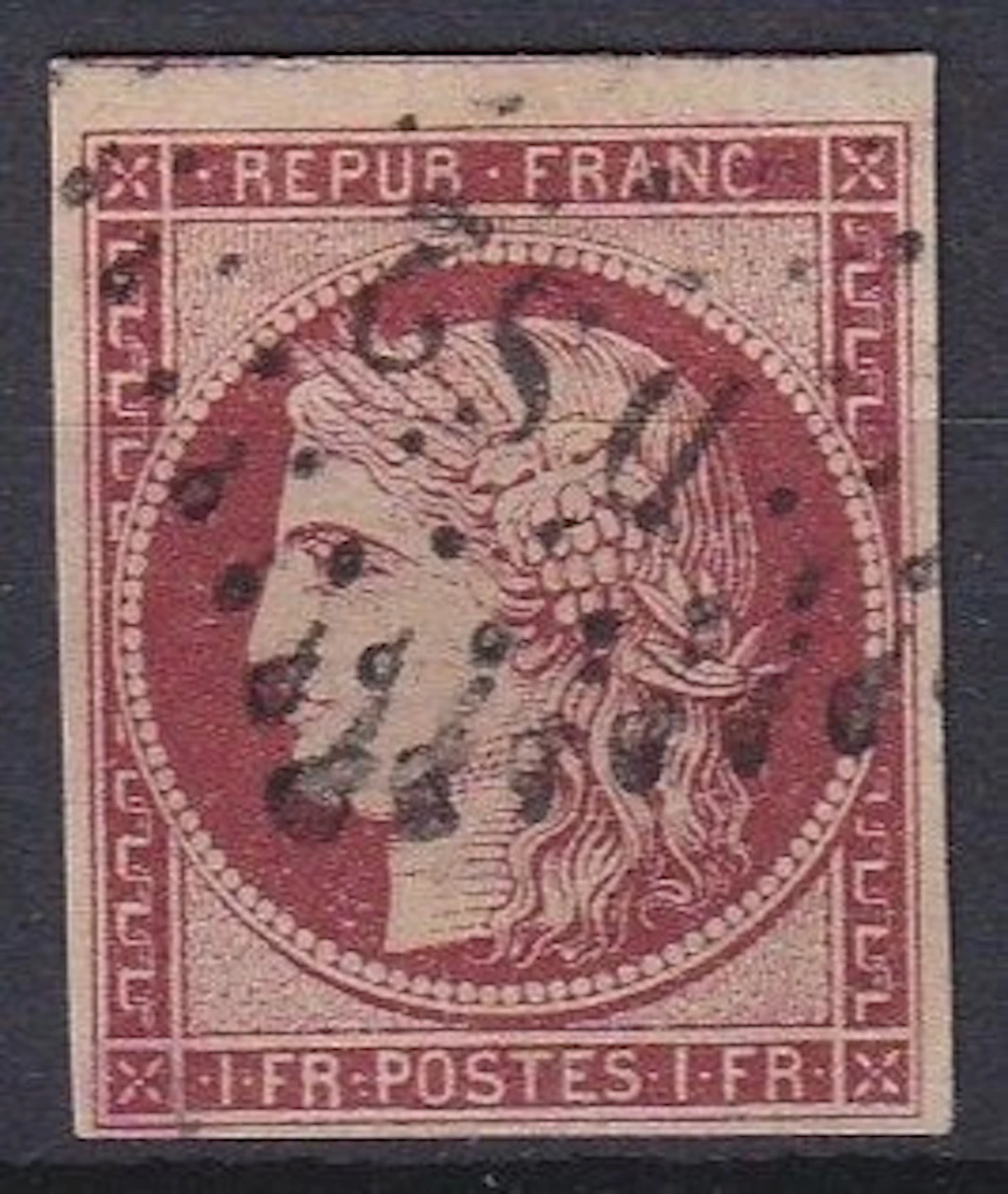France 1849 - Signé Calves