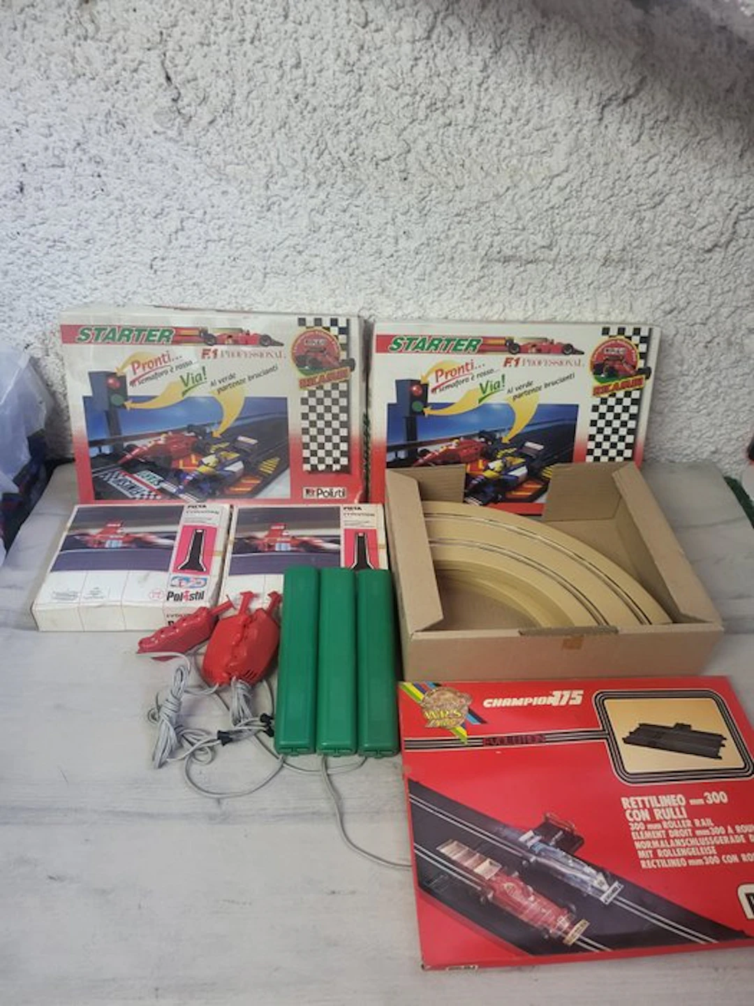 Polistil 1:32 - Model car (6) - Starter con binario a rulli