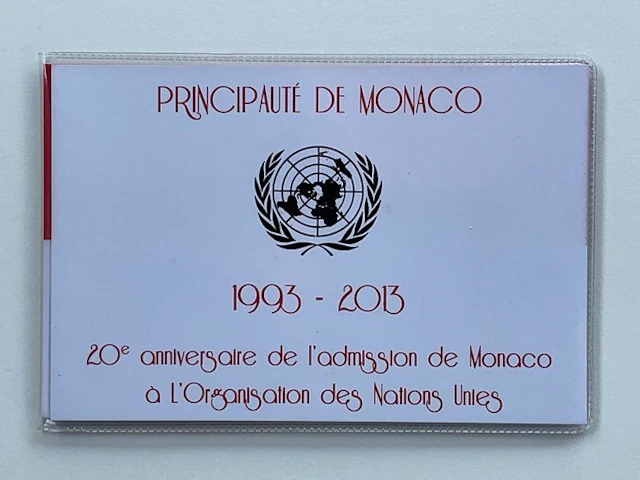 Monaco. 2 Euro 2013 "ONU" (No reserve price)