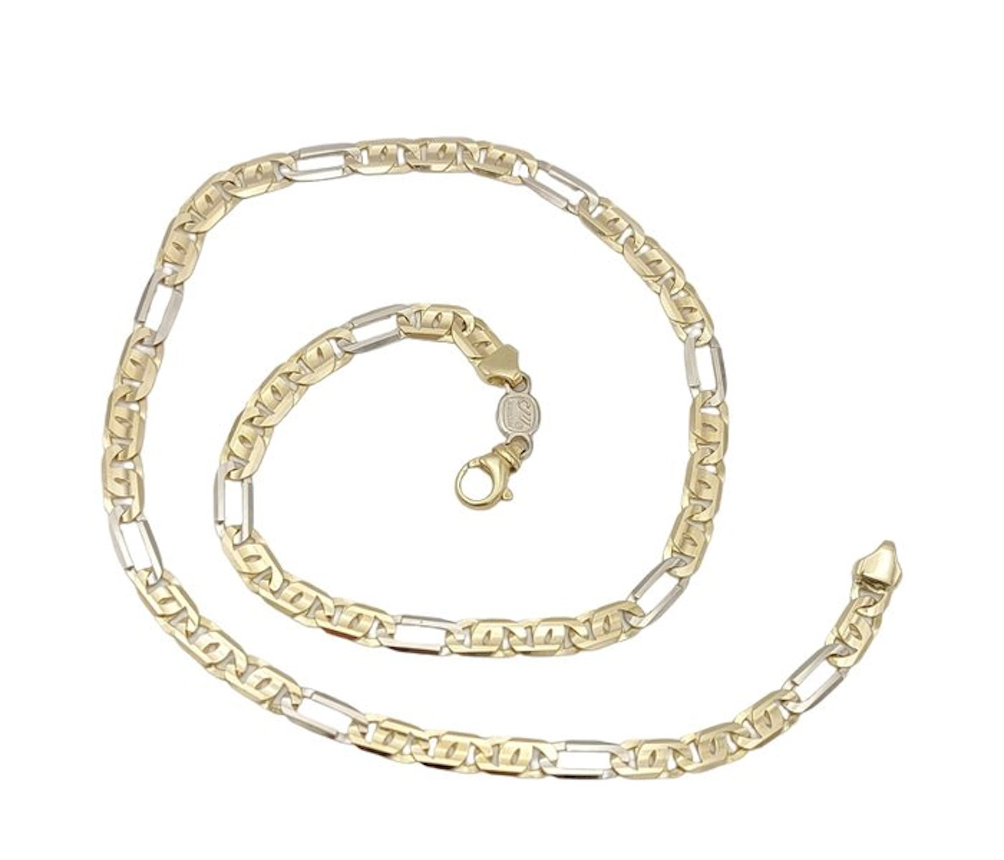 Necklace - 18 kt. Yellow gold, White gold