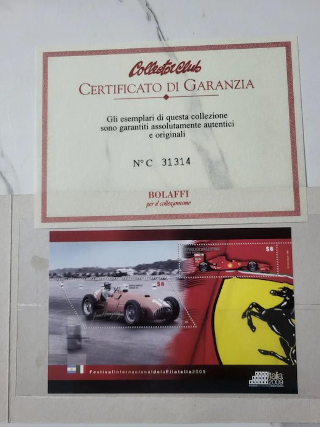 Ferrari - Festival internazionale della Filatelia 2009...