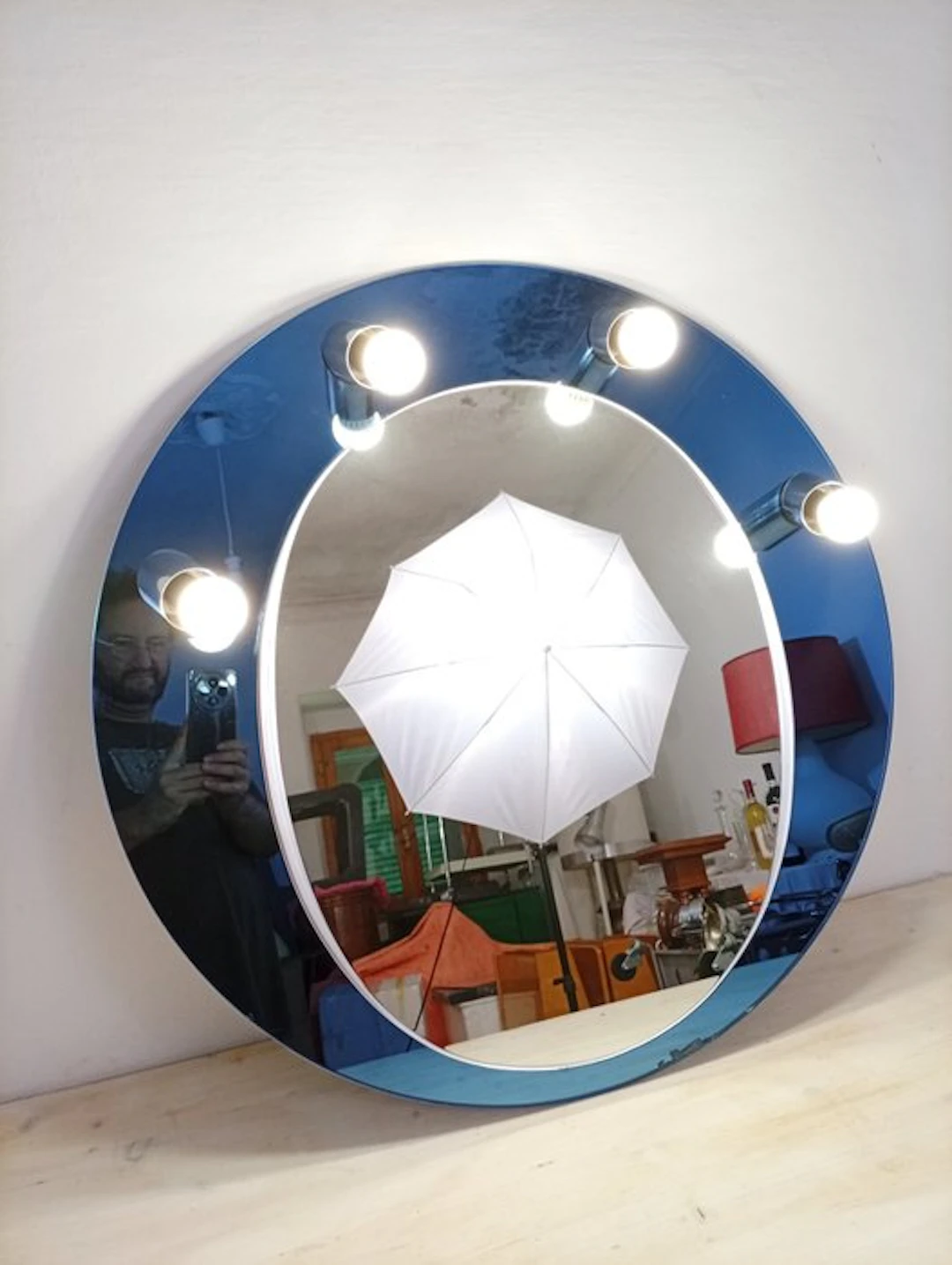 Wall mirror - Steel - Wall-mounted