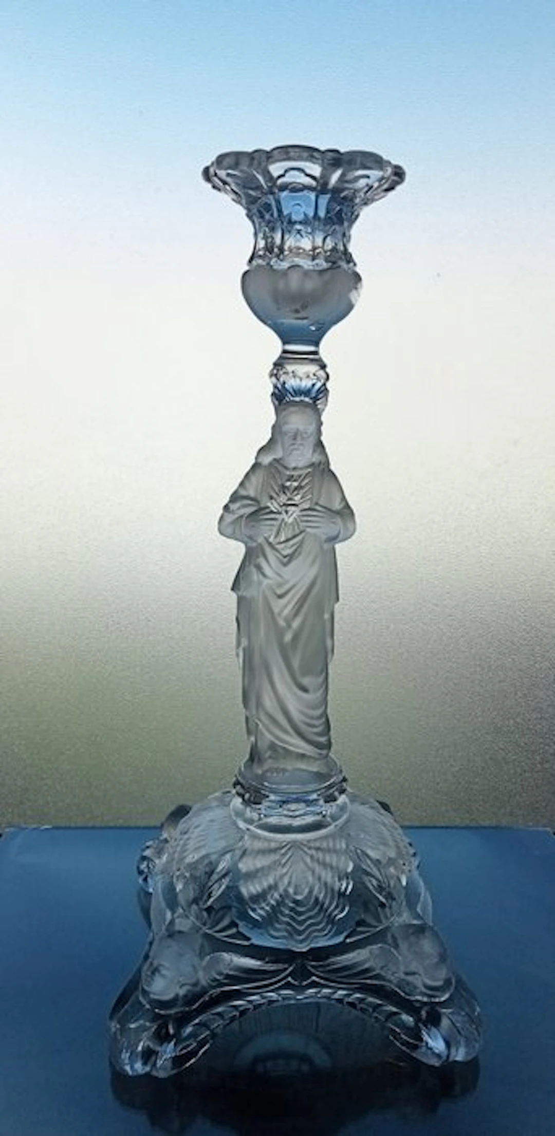 Cristallerie de Portieux - Candleholder - Glass - Sacred Heart of Jesus