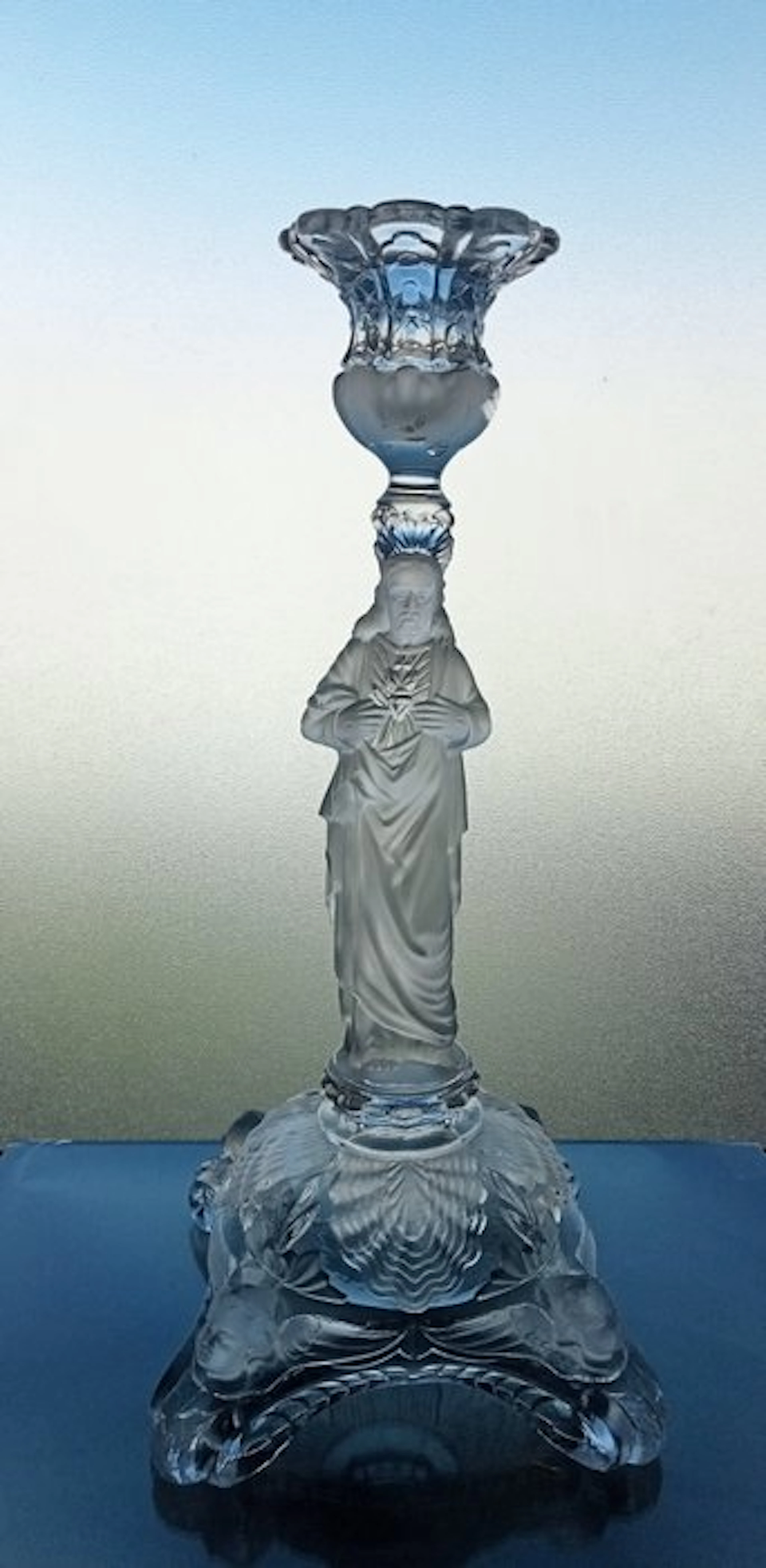 Cristallerie de Portieux - Candleholder - Glass - Sacred Heart of Jesus