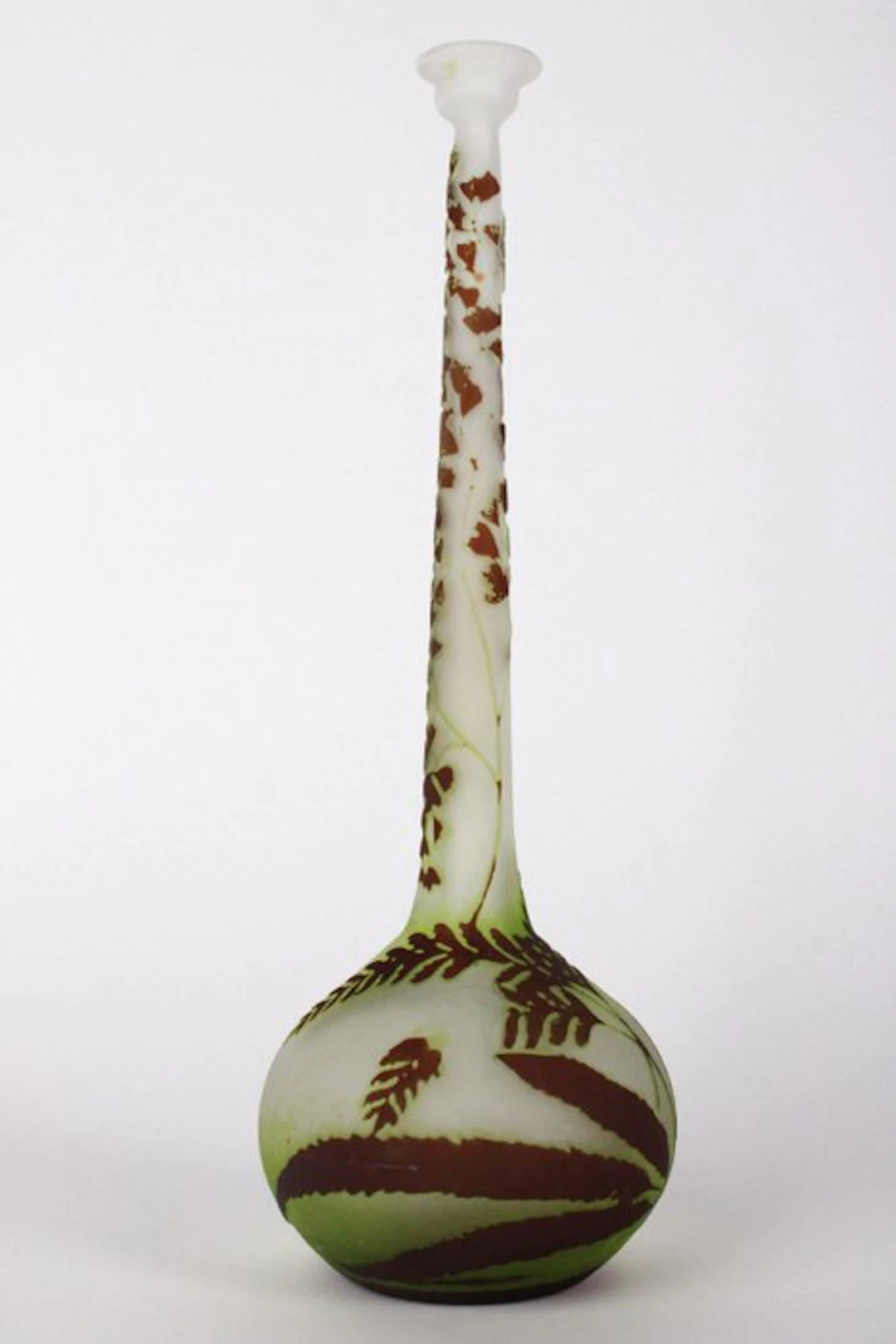 Etablissements Gallé - Emile Gallé - Vase - Ferns and...