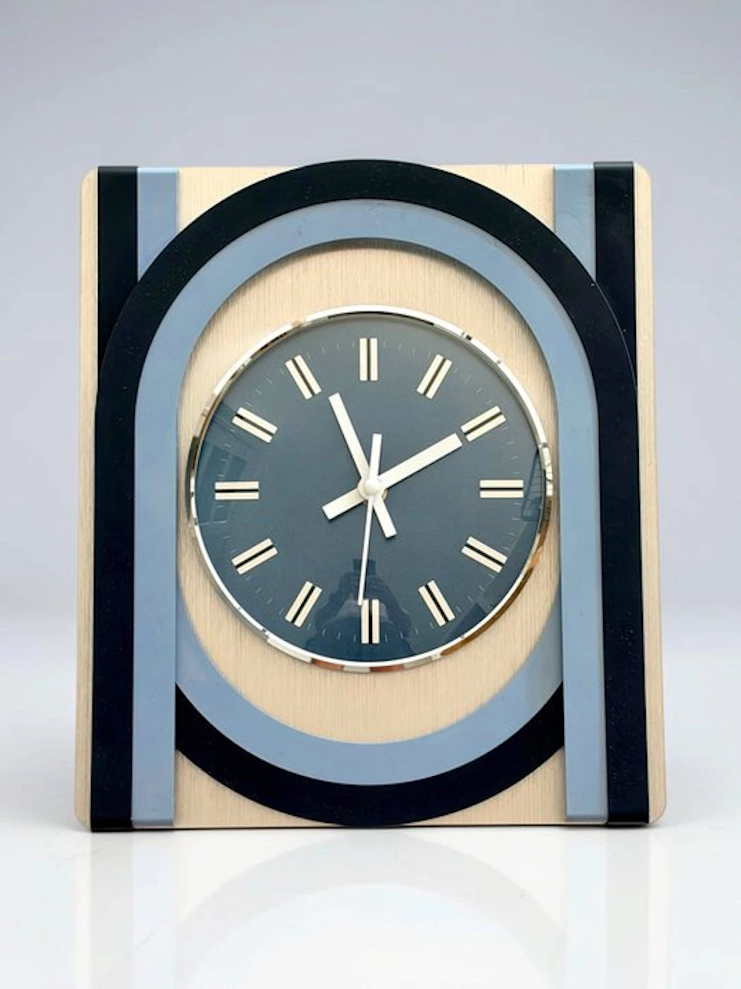 Wall clock - Juwelier Hörl Prototype - Mid-century modern Aluminium - 1970-1980