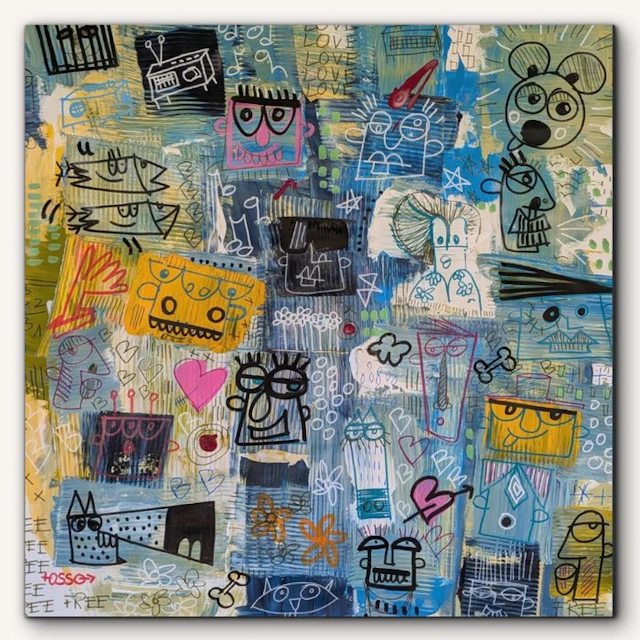 OSSO DENIS 1965 - LOVE 100*95 cm ORIGINAL