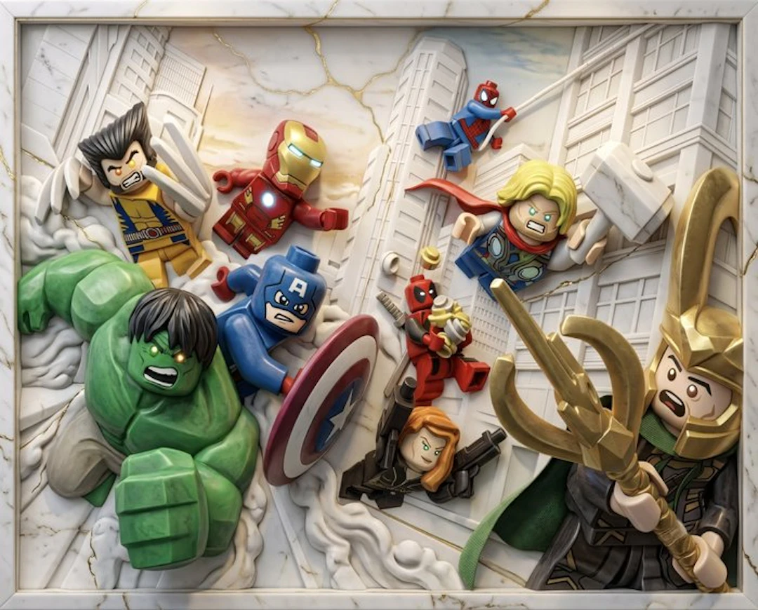 Makayhos - [Canvas] LEGO Super Heroes – Battle of New York