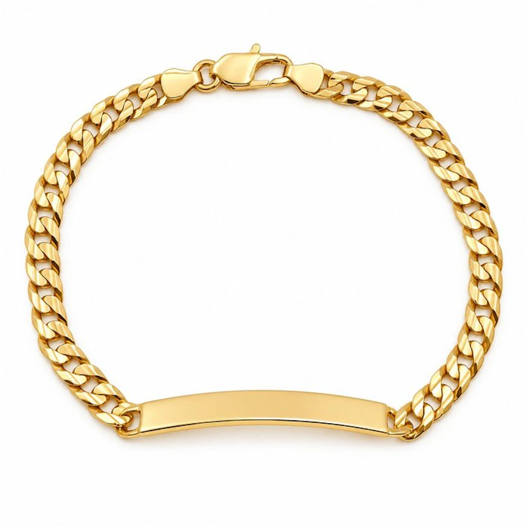 Bracelet - 18 kt. Yellow gold - Made in Italy - Handmade