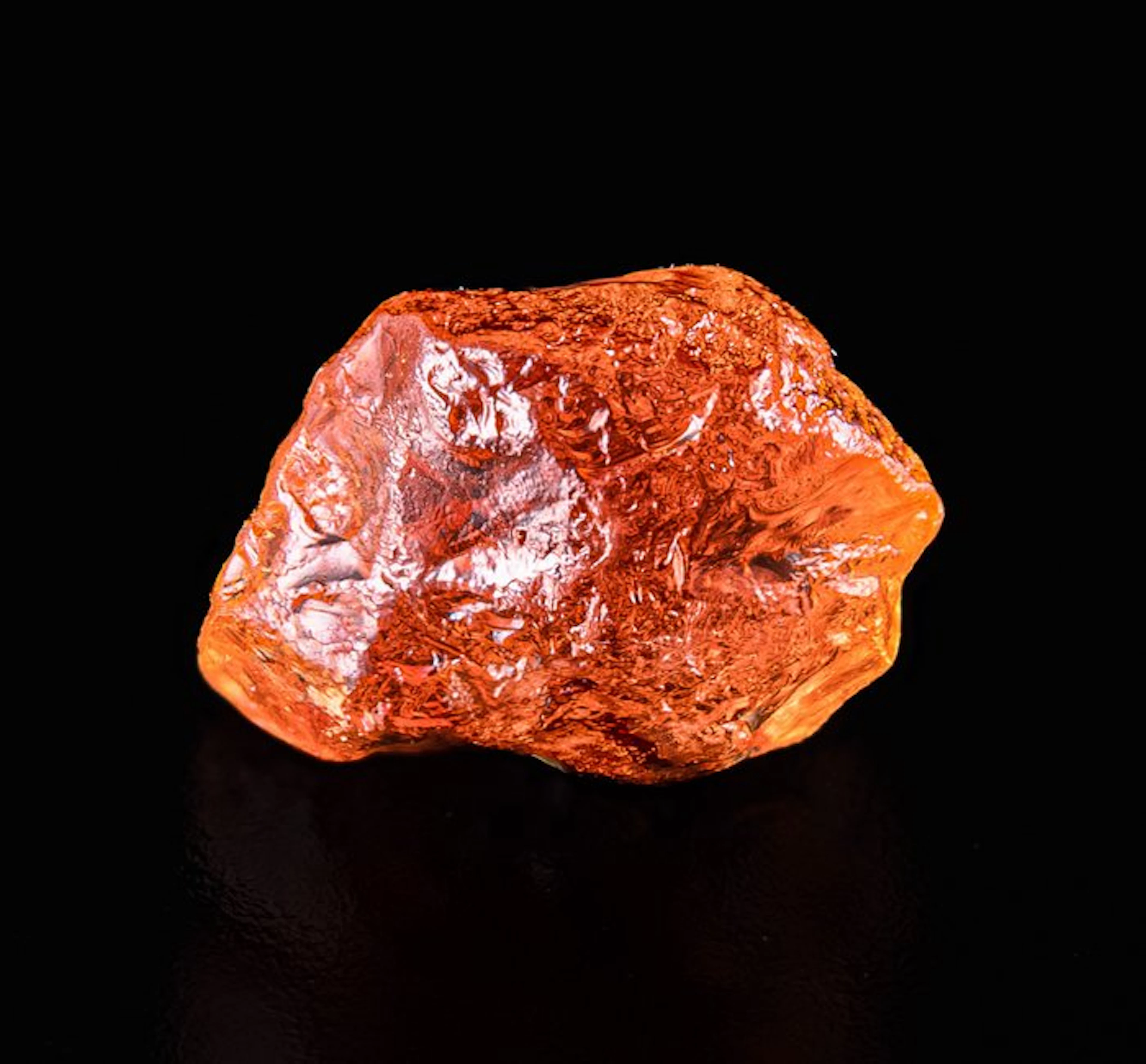 EXCEPTIONAL ORANGE SAPPHIRE - GEM QUALITY SRI LANKA...