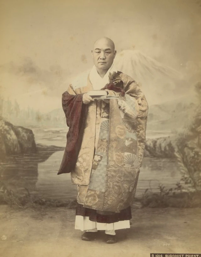 Enami, Farsari, Suzuki, Yokohama School (XIX) - Budhist priest