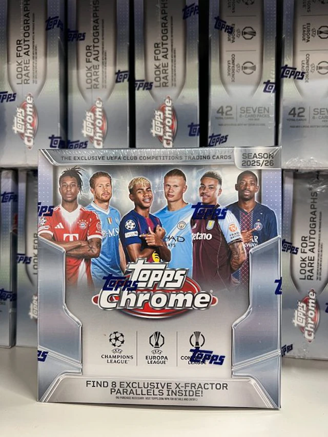2025/26 Topps Chrome UCL Lamine Yamal Original packaging...