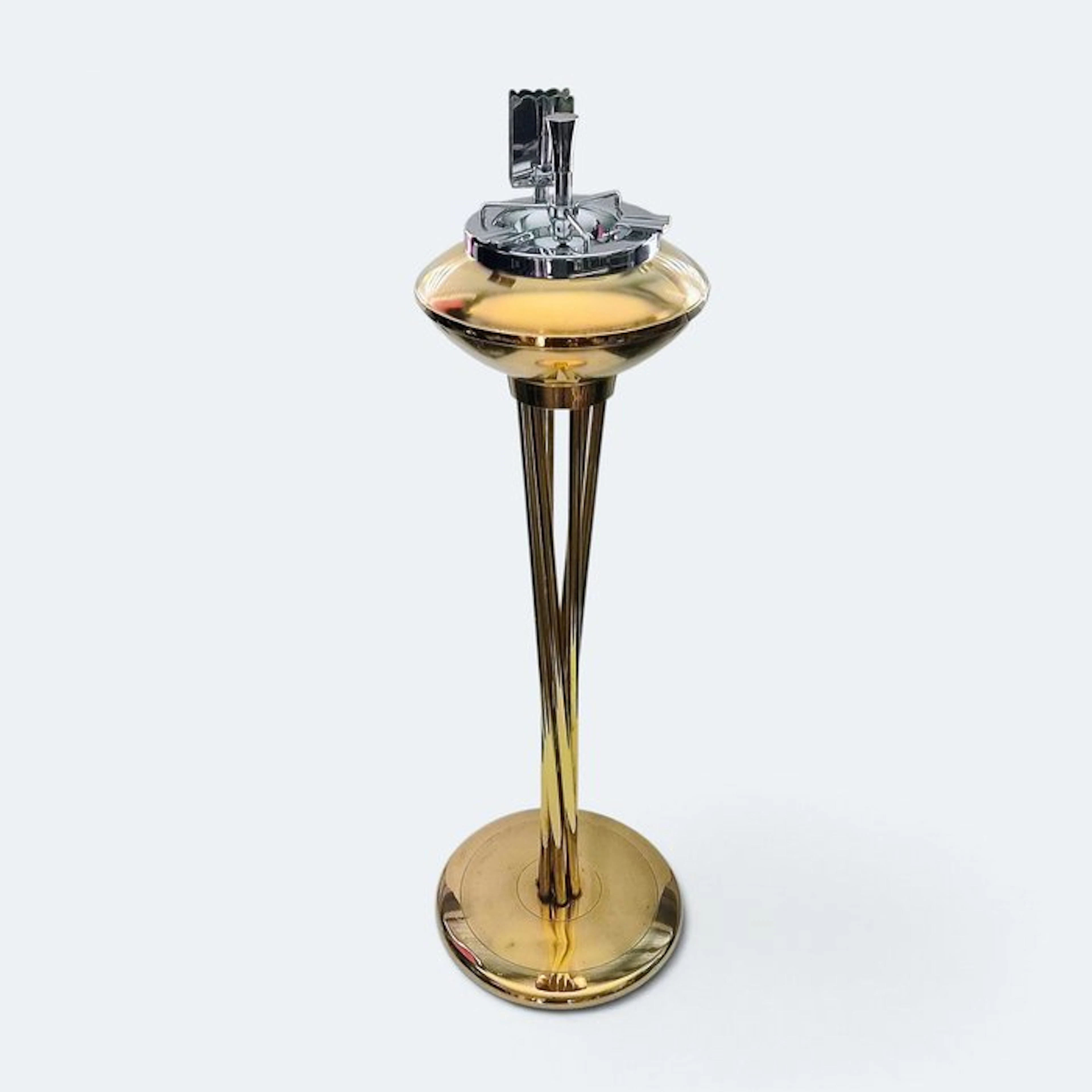 Ashtray - Brass, Chrome