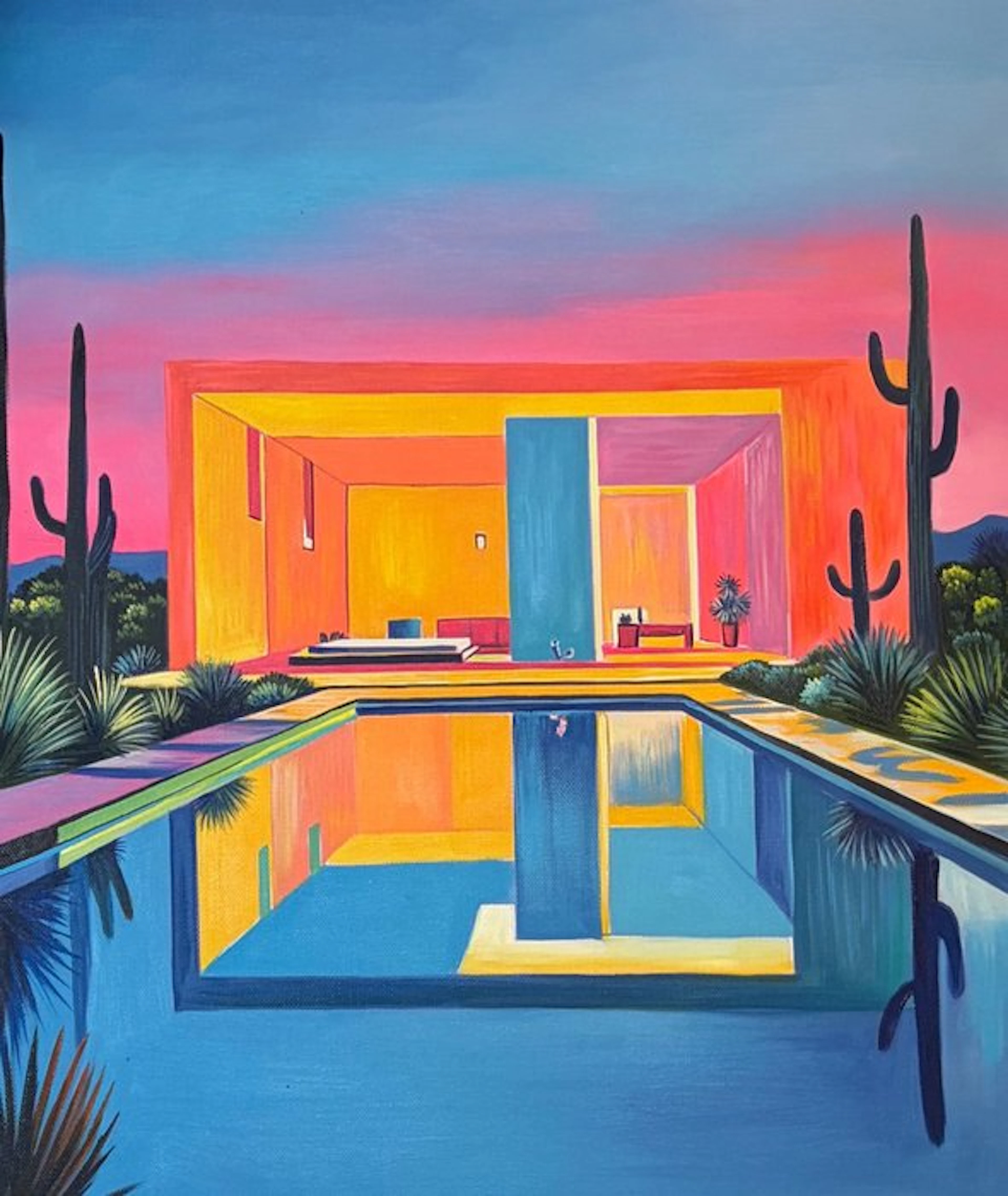 Alexy Berthelot - night palm spring house 19D