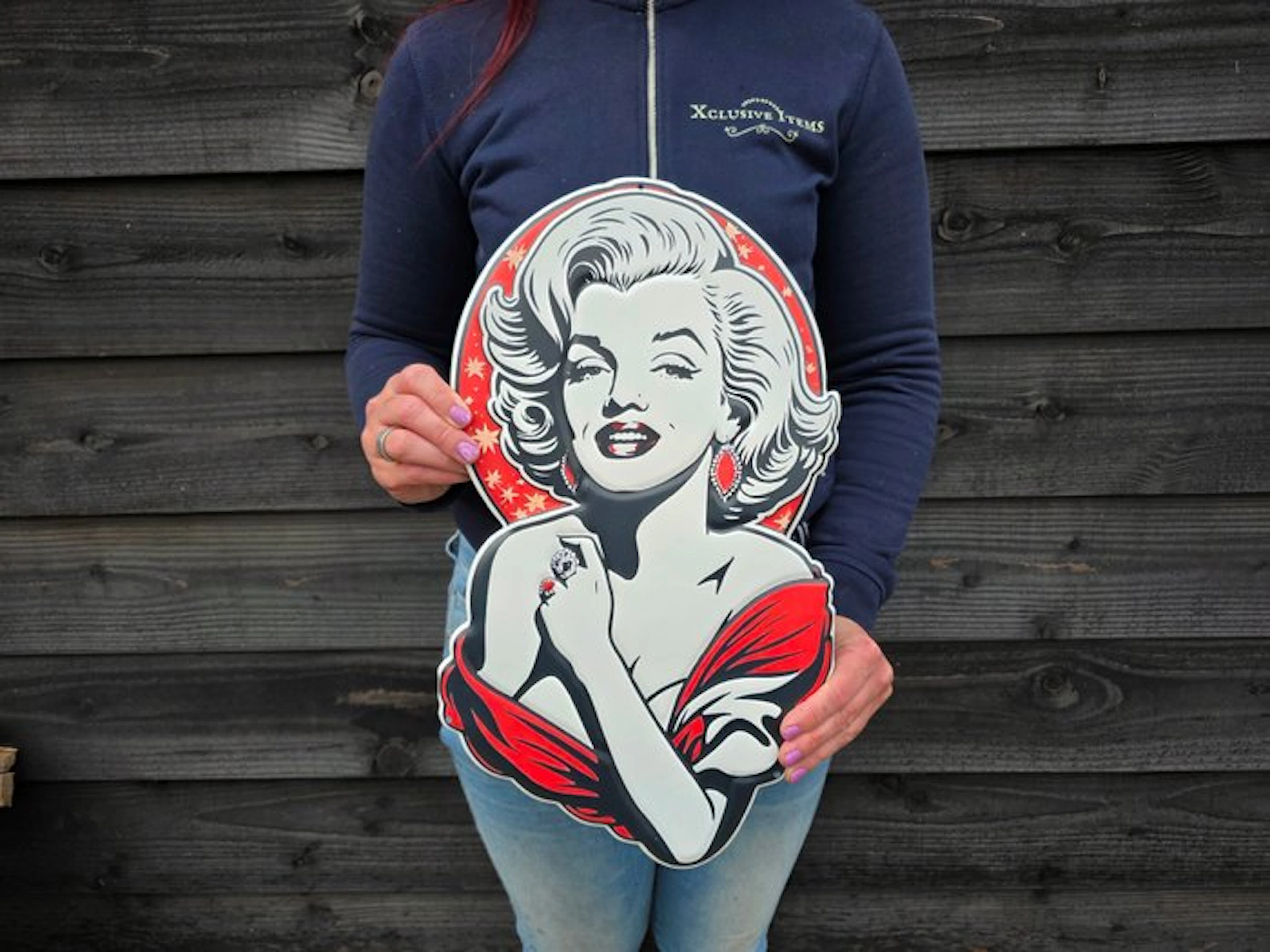 Wall plate - Metal - Marilyn Monroe Hollywood
