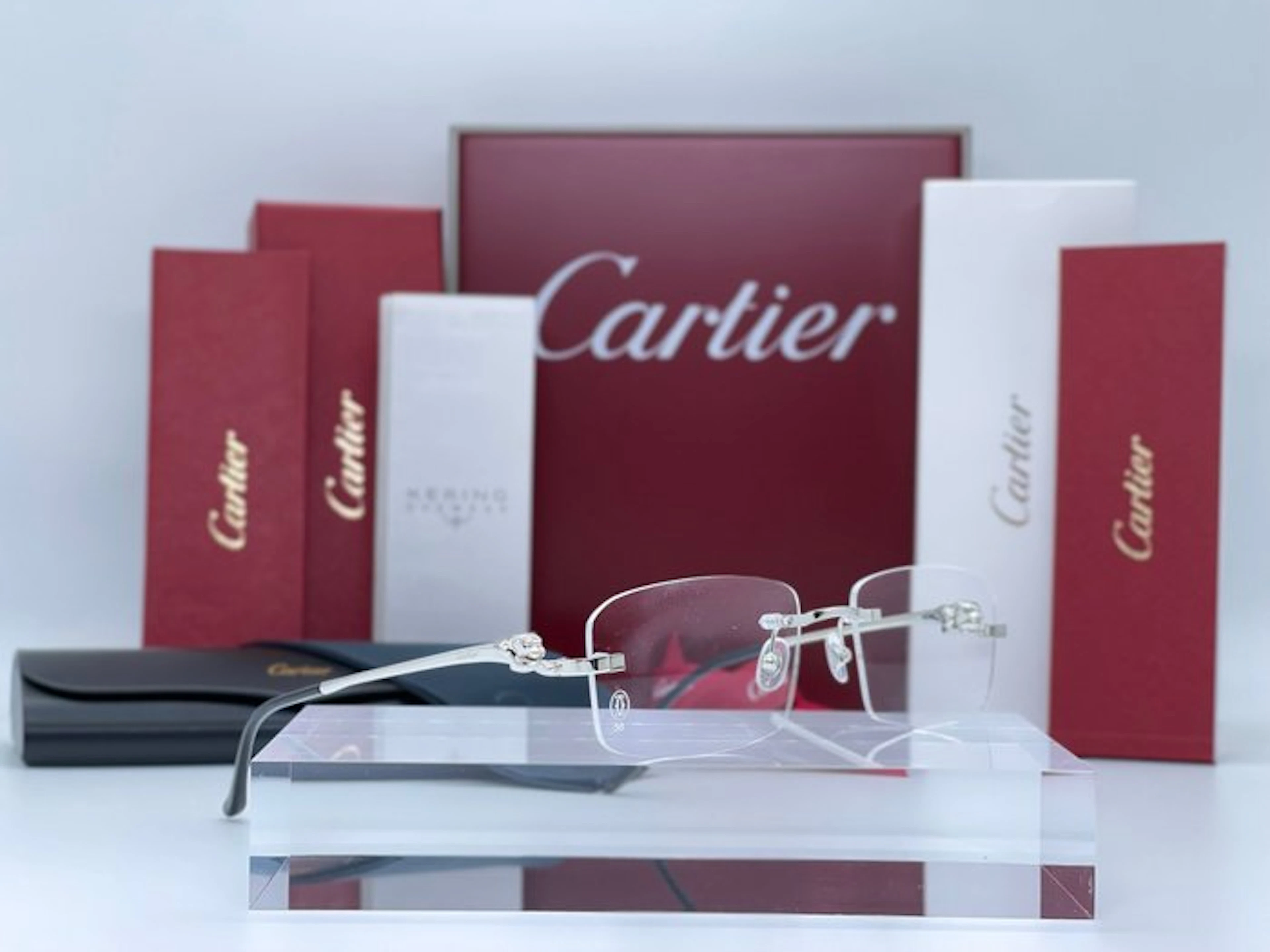 Cartier - Panthere Silver Gold Planted 18k - Spectacles