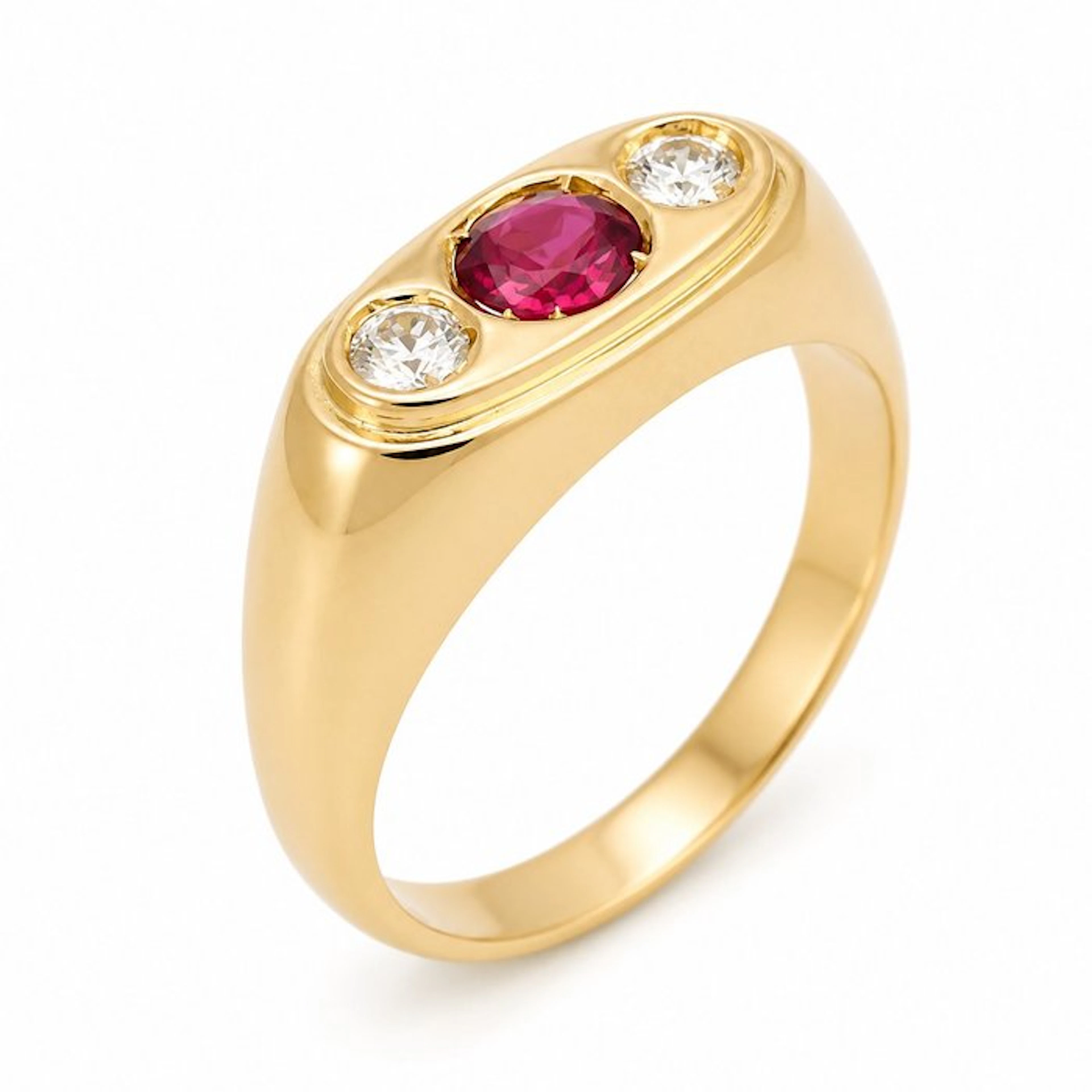 No reserve price - Ring - 18 kt