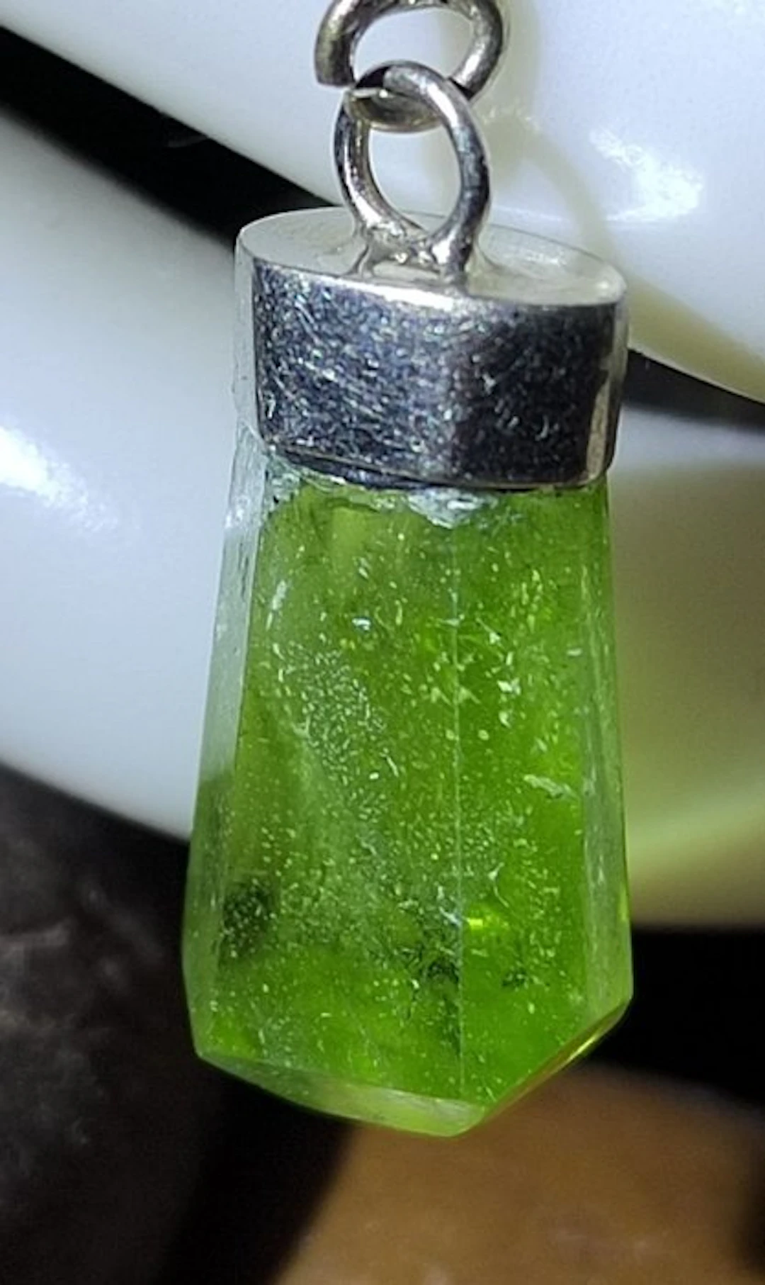 Peridot Peridot Apple Pendant - High Quality - 9.95 Cts...