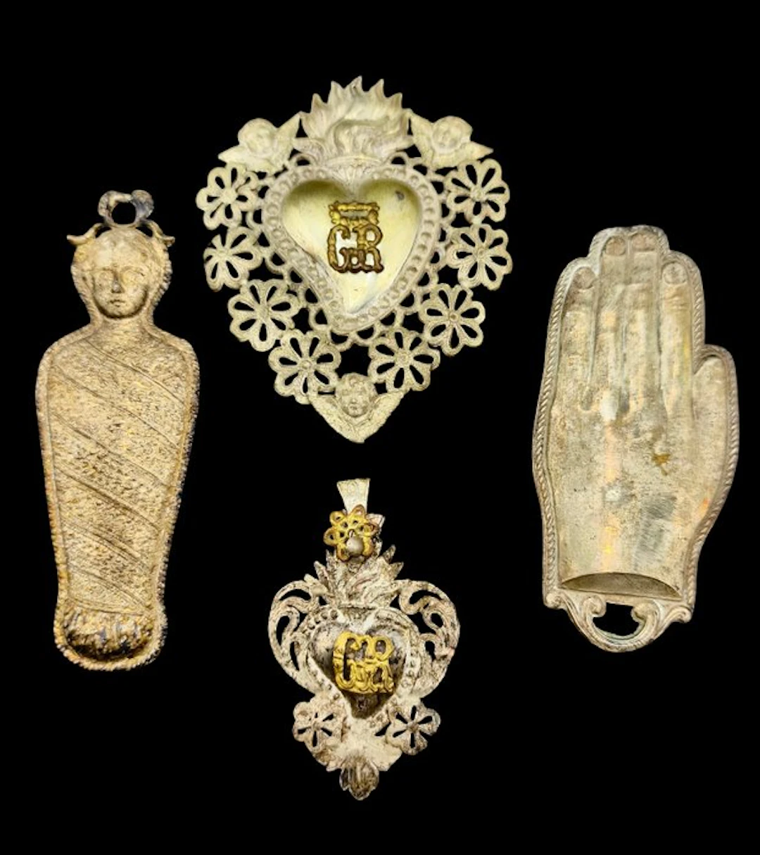 Ex voto (4) - Metal, Silver - 1850-1900