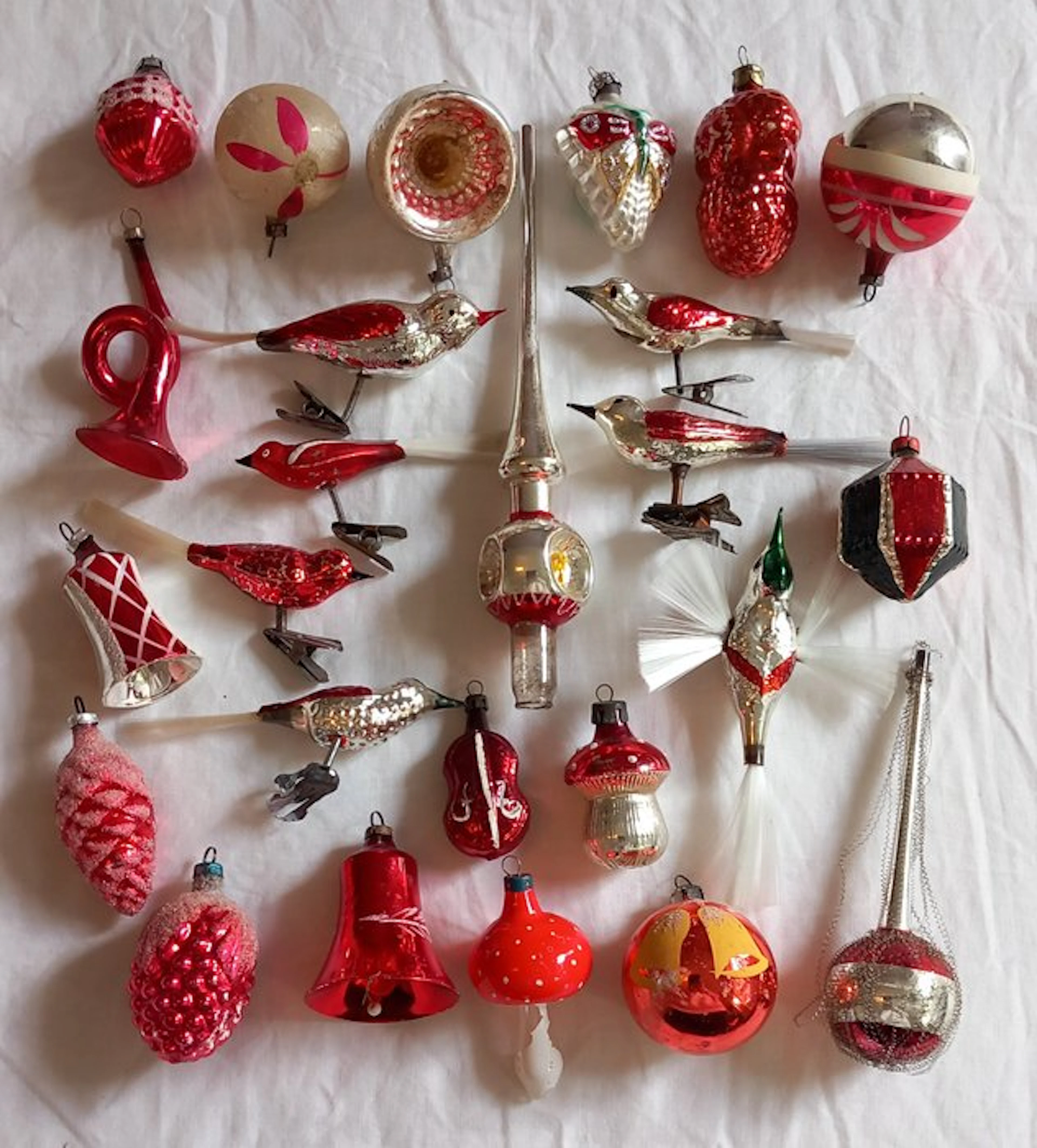 Christmas baubles (25) - Glass