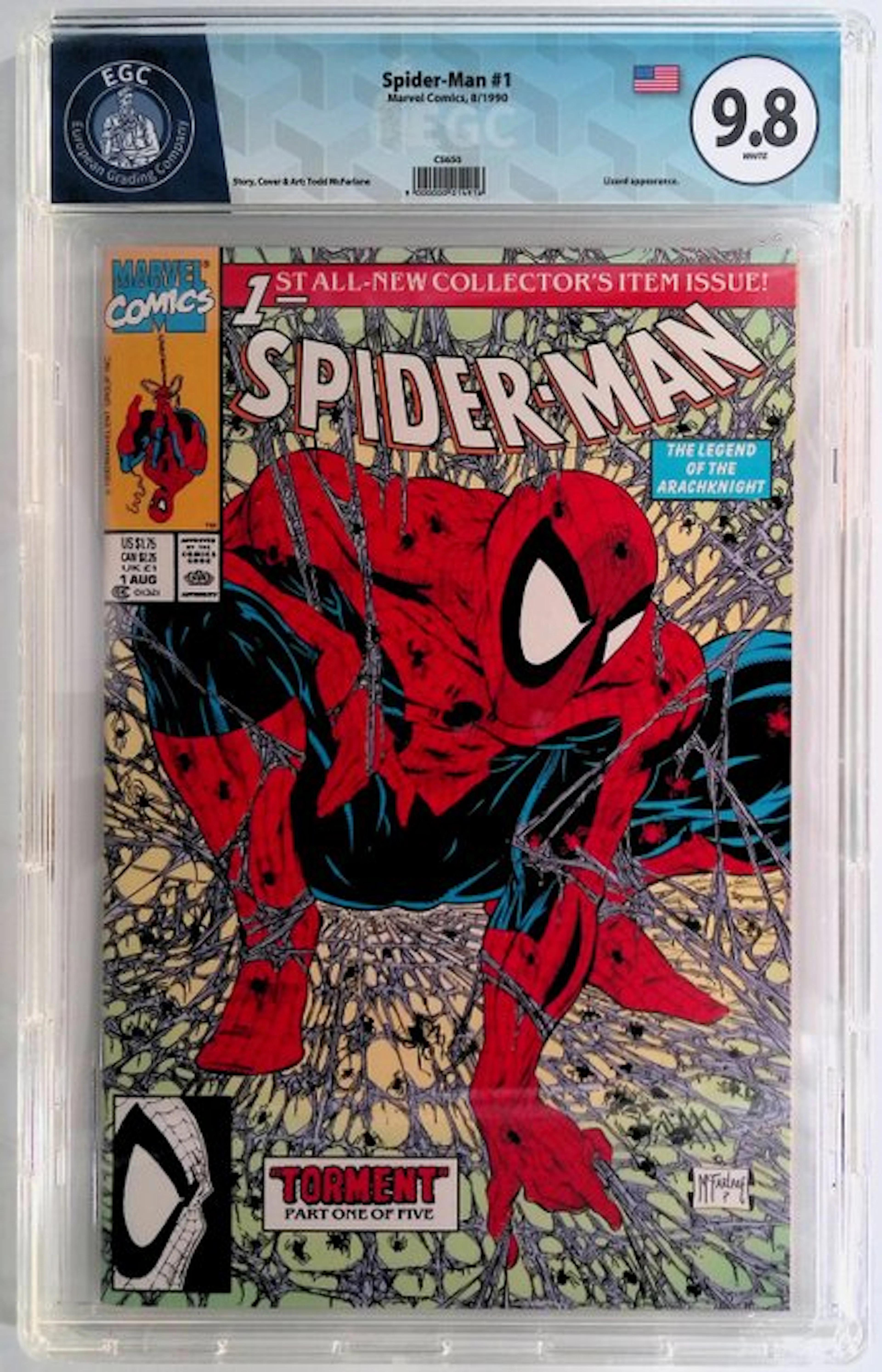 Spider-Man #1 - EGC 9.8 - 1 Graded comic - First edition - 1990