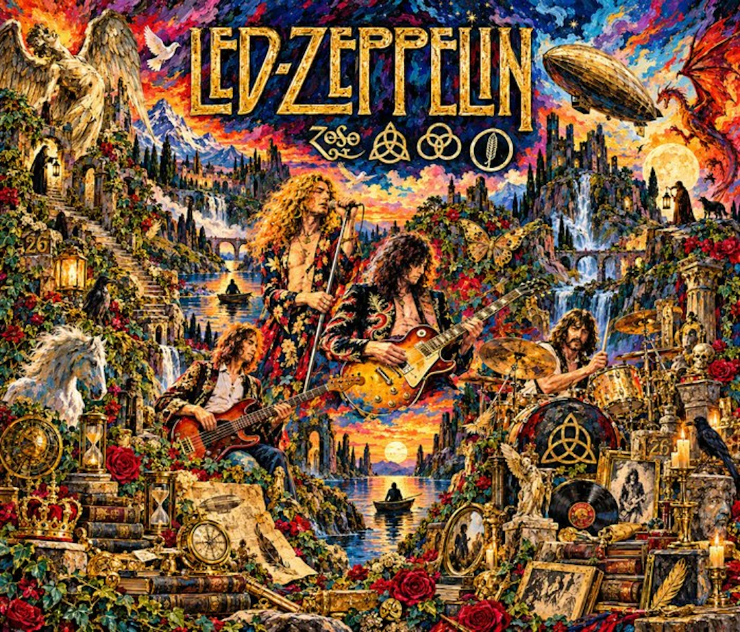 Led Zeppelin - 2026 - Fine Art High-Quality Giclée...