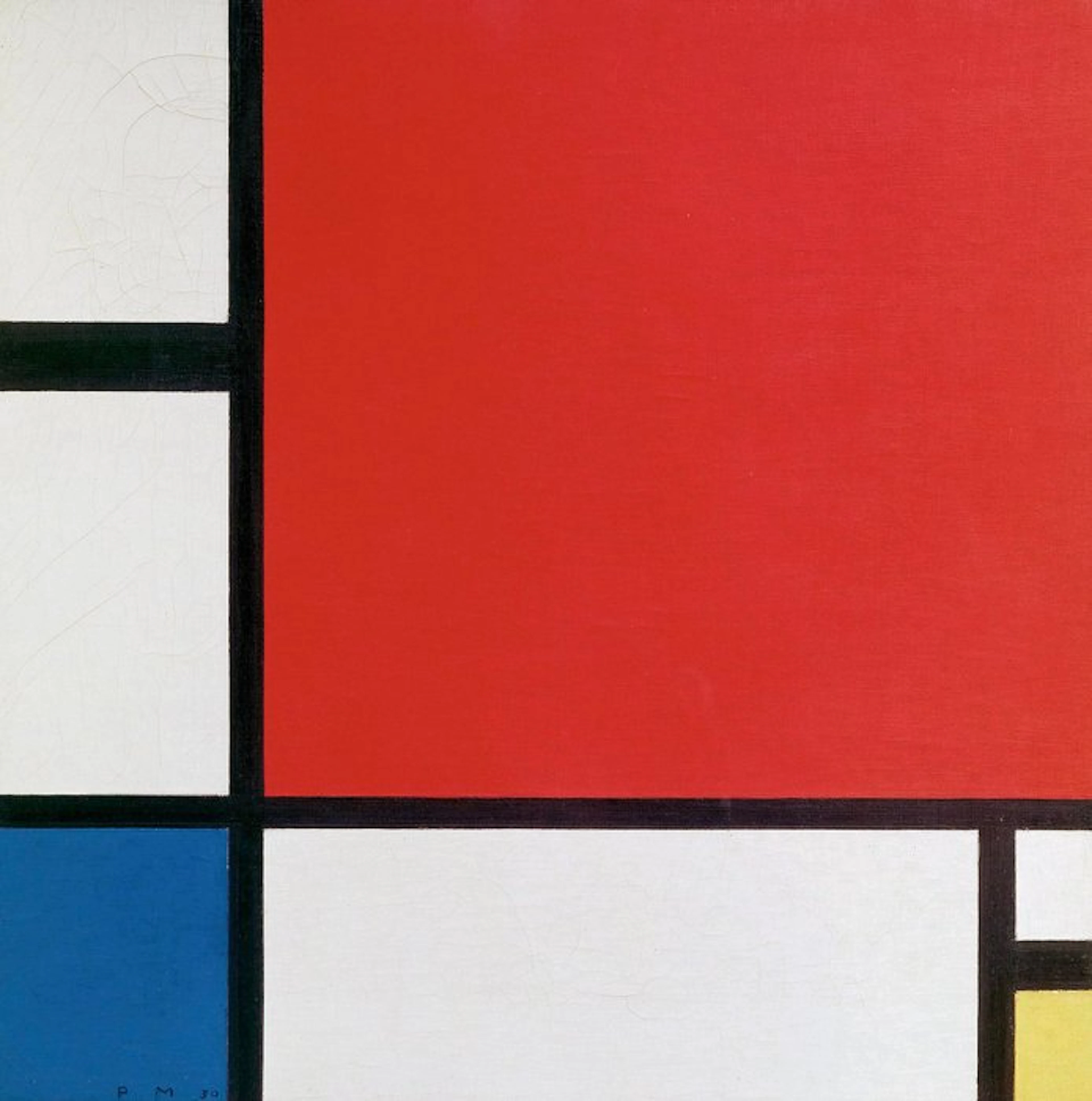 Piet Mondrian (1872–1944) (after) - "Composition with Red
