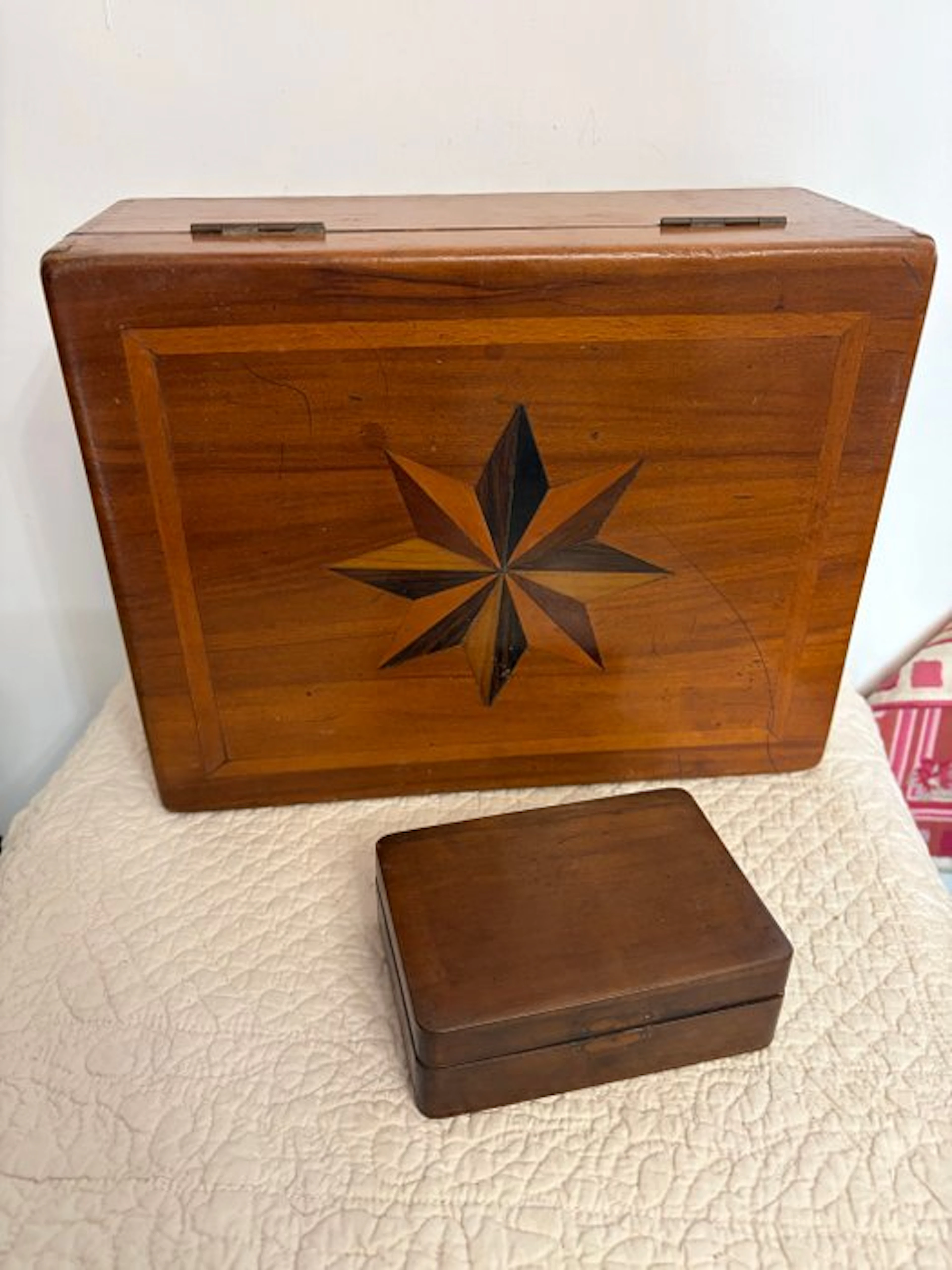 Box (2) - Wood - Antique boxes