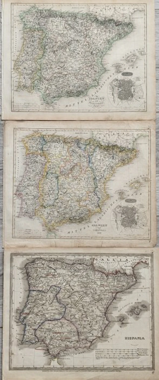 - Spain and Portugal; Joseph Meyer (1796 /1856) - Lot.of...
