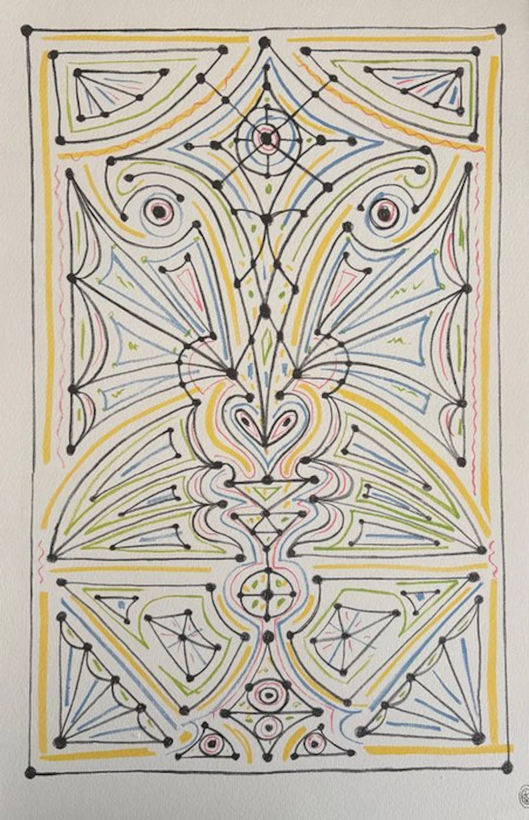 Jean Cocteau (1889-1963) - COMPOSITION GEOMETRIQUE II