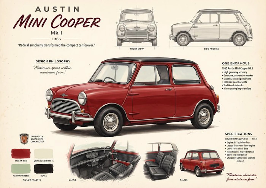 Shmidt.Art - Austin Mini Cooper Mk I - 1960s