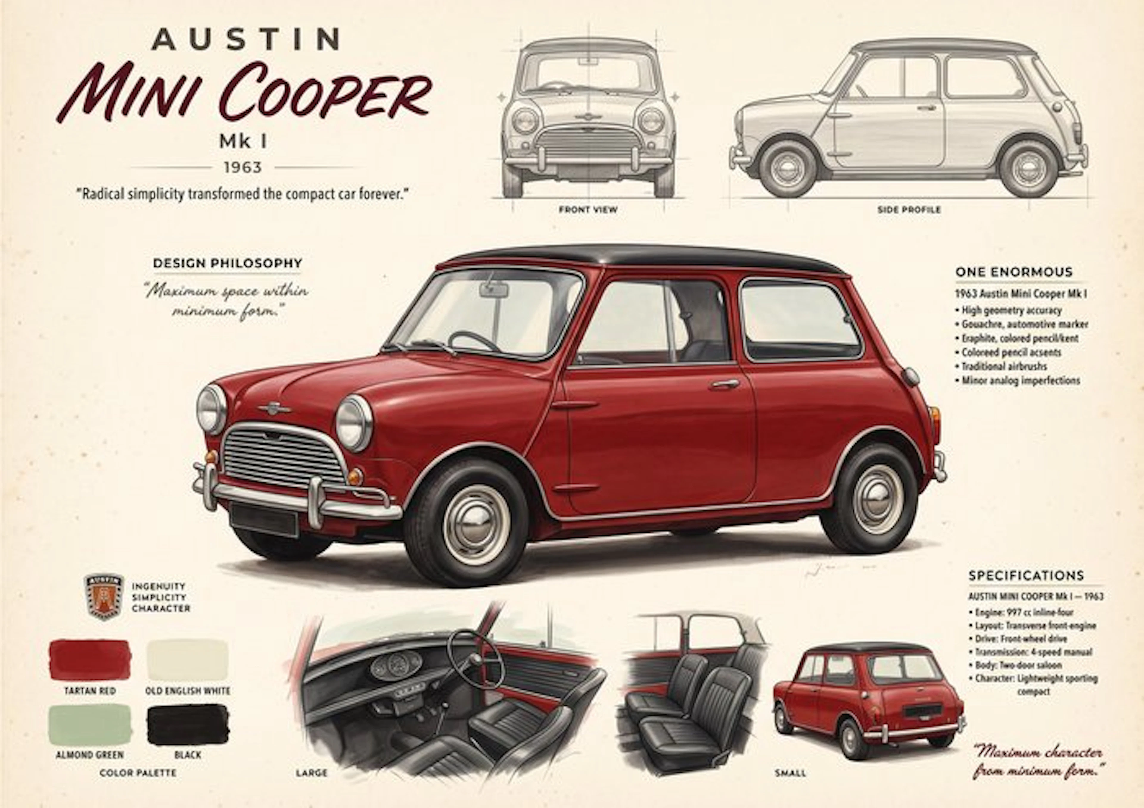 Shmidt.Art - Austin Mini Cooper Mk I - 1960s