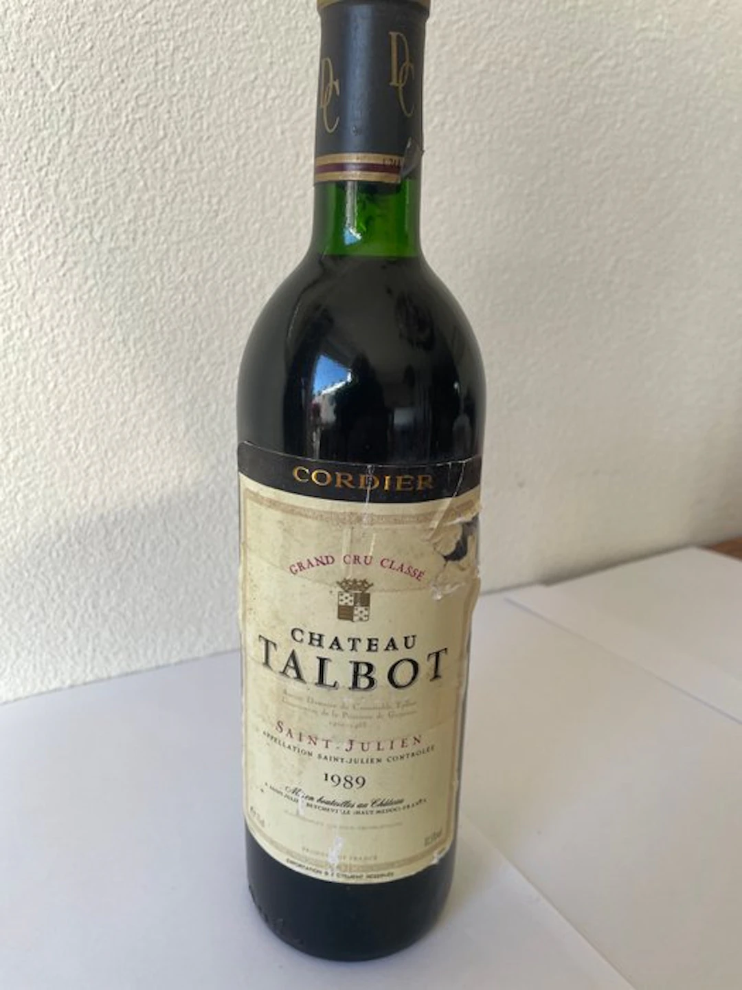 1989 Chateau Talbot - Saint-Julien 4ème Grand Cru Classé - 1 Bottle (0.75L)