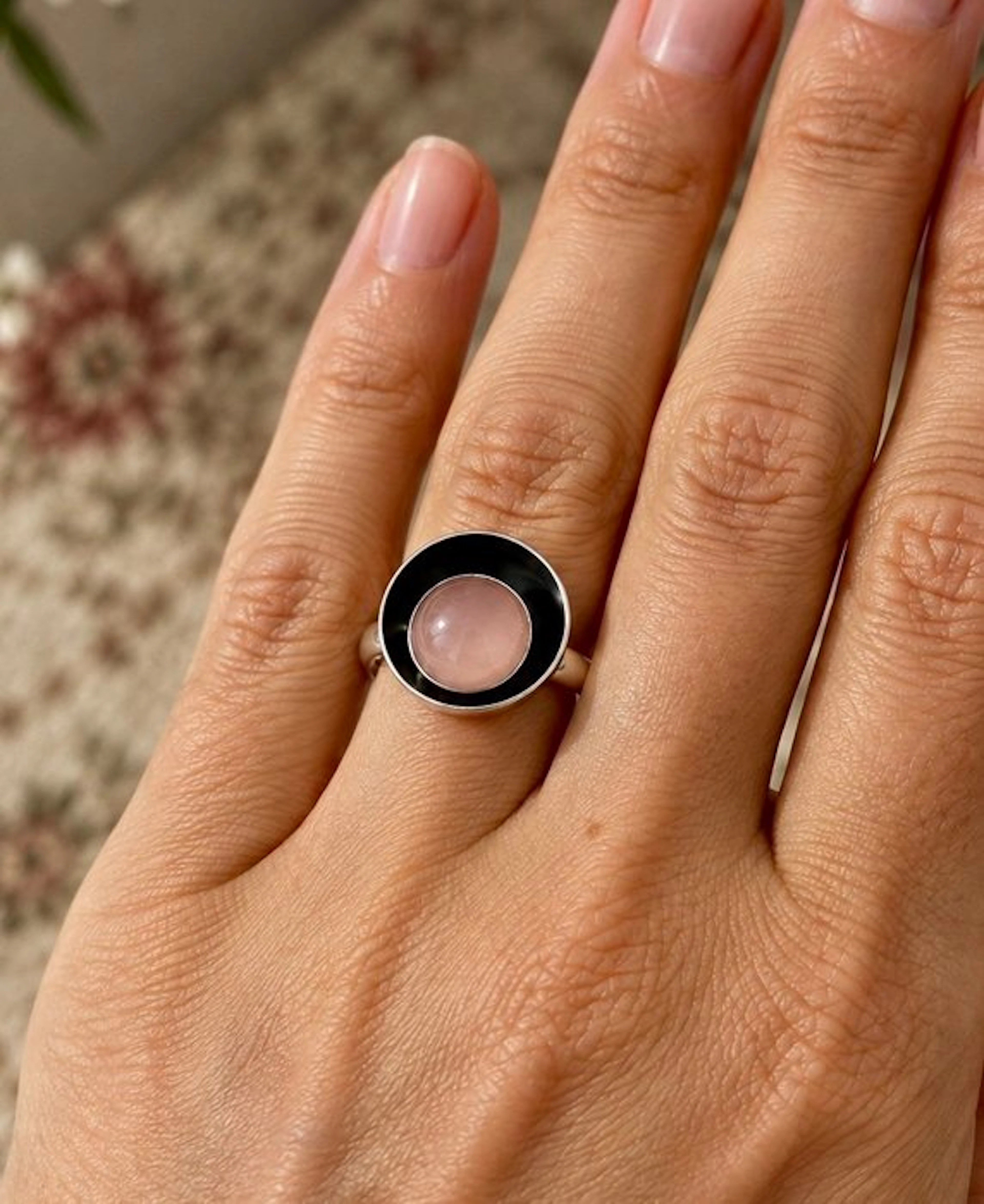 No reserve price - Niels Erik From - Ring Silver Quartz - Silver Ring 925